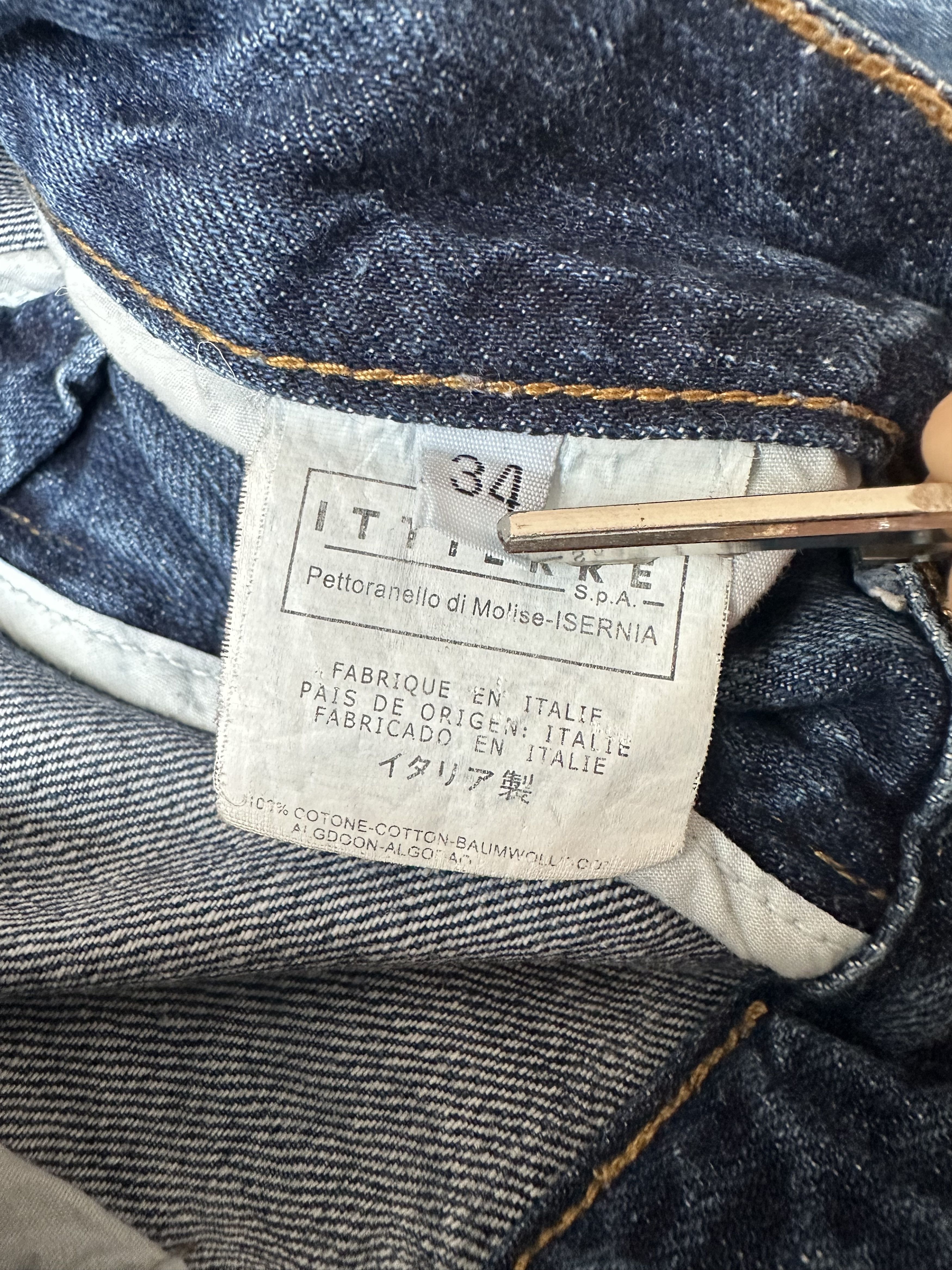 John Galliano Galliano Newspaper Skinny Denim Vintage Y2K Size US 34 / EU 50 - 8 Thumbnail