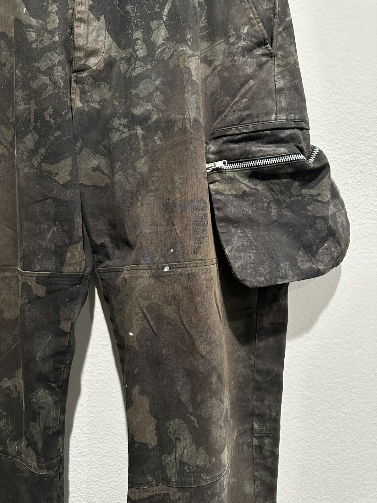 Undercover SS03 Scab Portrait Camo Cargo Pants M Size US 31 - 3 Thumbnail