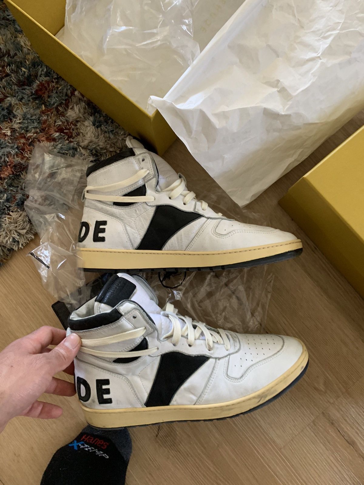 Rhude Rhude B Ball High Size US 9 / EU 42 - 9 Thumbnail