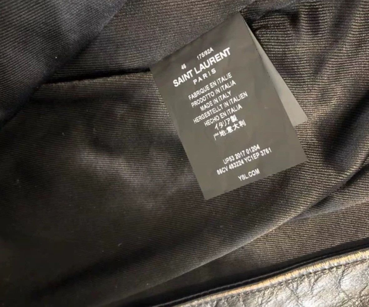 Saint Laurent Paris × Yves Saint Laurent Saint Laurent Paris leather jacket, brand leather jacket Size US S / EU 44-46 / 1 - 5 Thumbnail