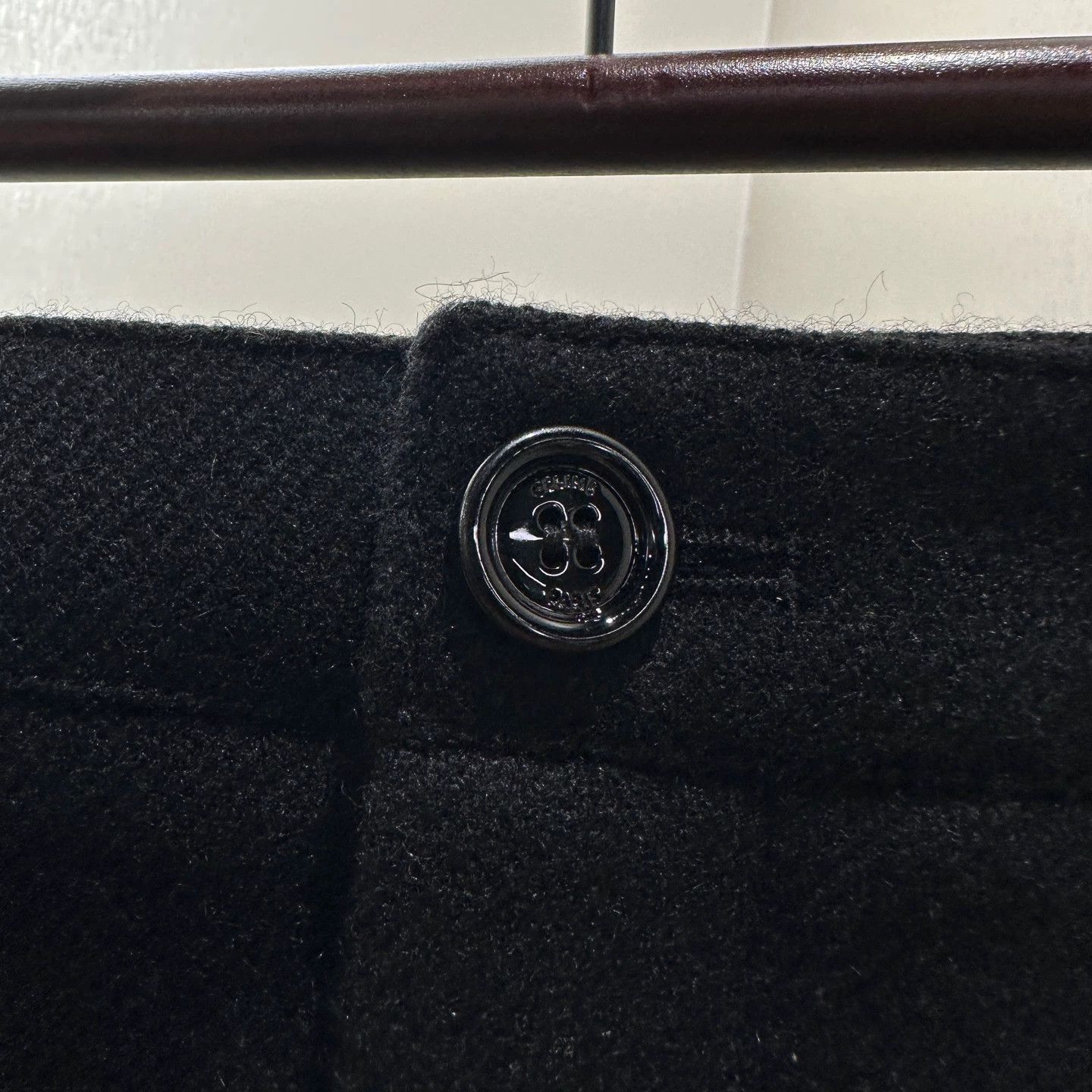 Celine Celine may459 wool mohair solid skirt 40 Size 27" / US 4 / IT 40 - 4 Thumbnail