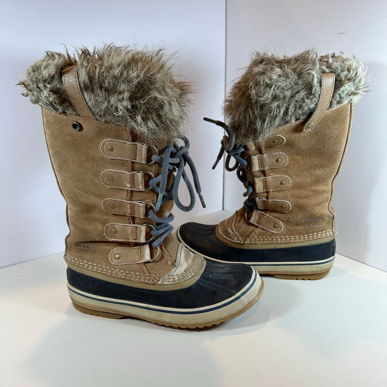 SOREL Sorel Joan Arctic Boots Women's 6.5 Winter Snow Faux Fur Size US 6.5 / IT 36.5 - 4 Thumbnail