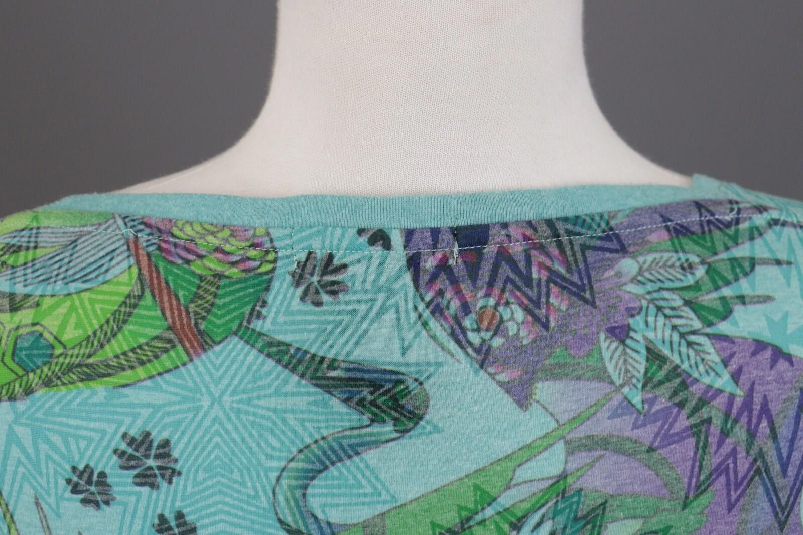 Custo Barcelona CUSTO BARCELONA Geometric Short Sleeve Top Shirt Size 1 / S Size M / US 6-8 / IT 42-44 - 12 Thumbnail