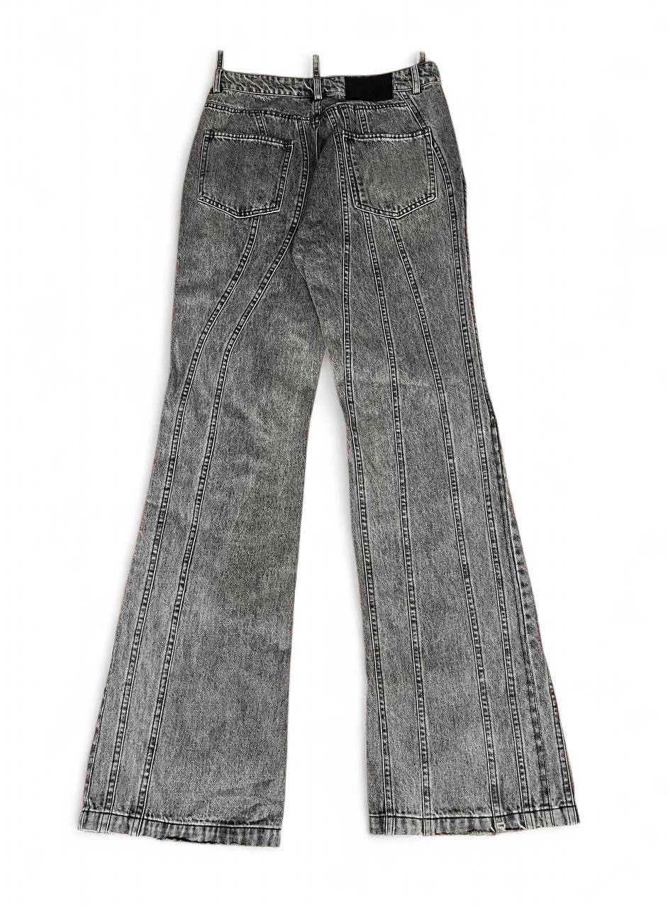 JNCO Junye Jeans baggy style reconstrust faded black distressed Size US 28 / EU 44 - 10 Thumbnail