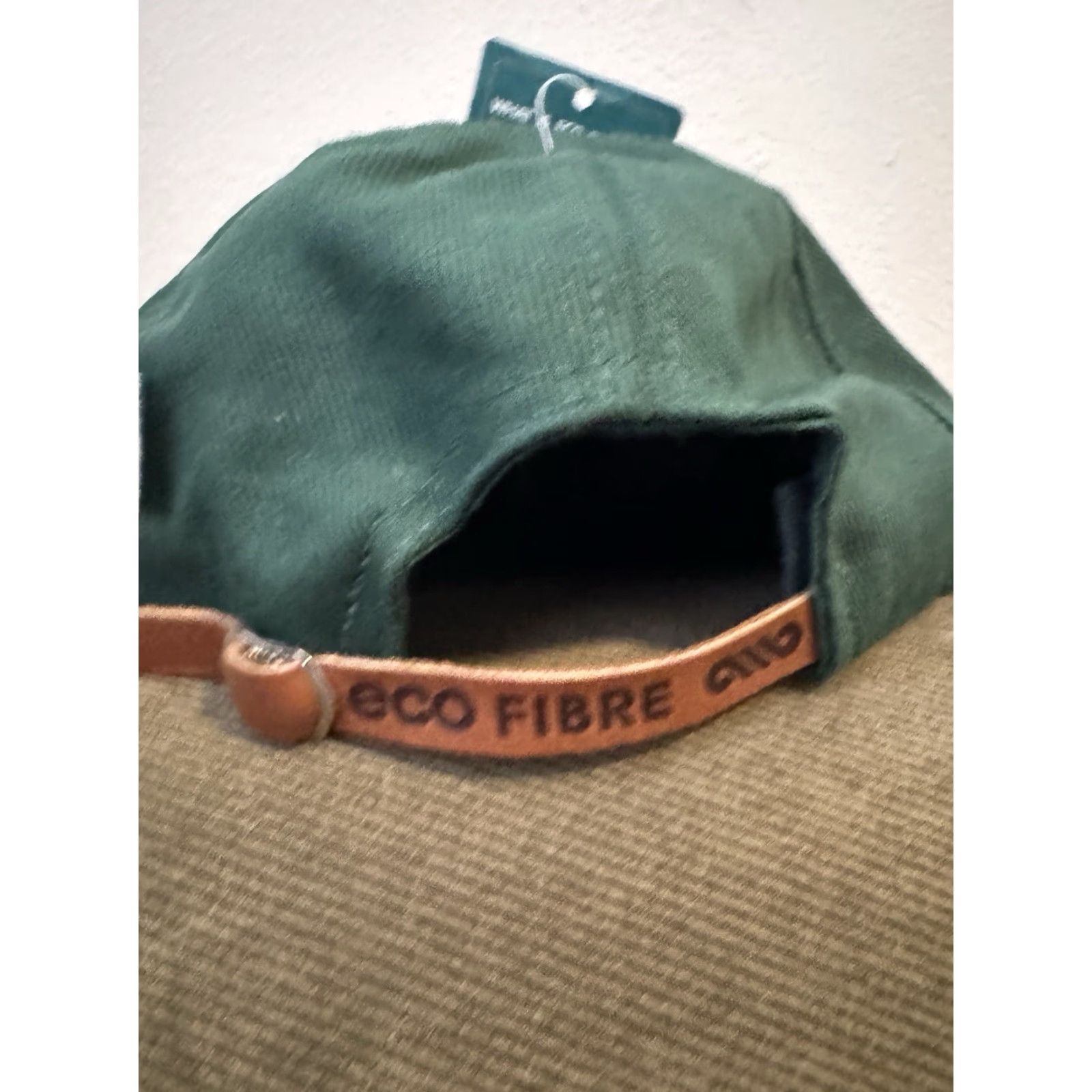Vintage VINTAGE EcoFibre Baseball Cap Men Green NWT Leather Strap Back Hat Cars Theme One Size Size ONE SIZE - 7 Thumbnail