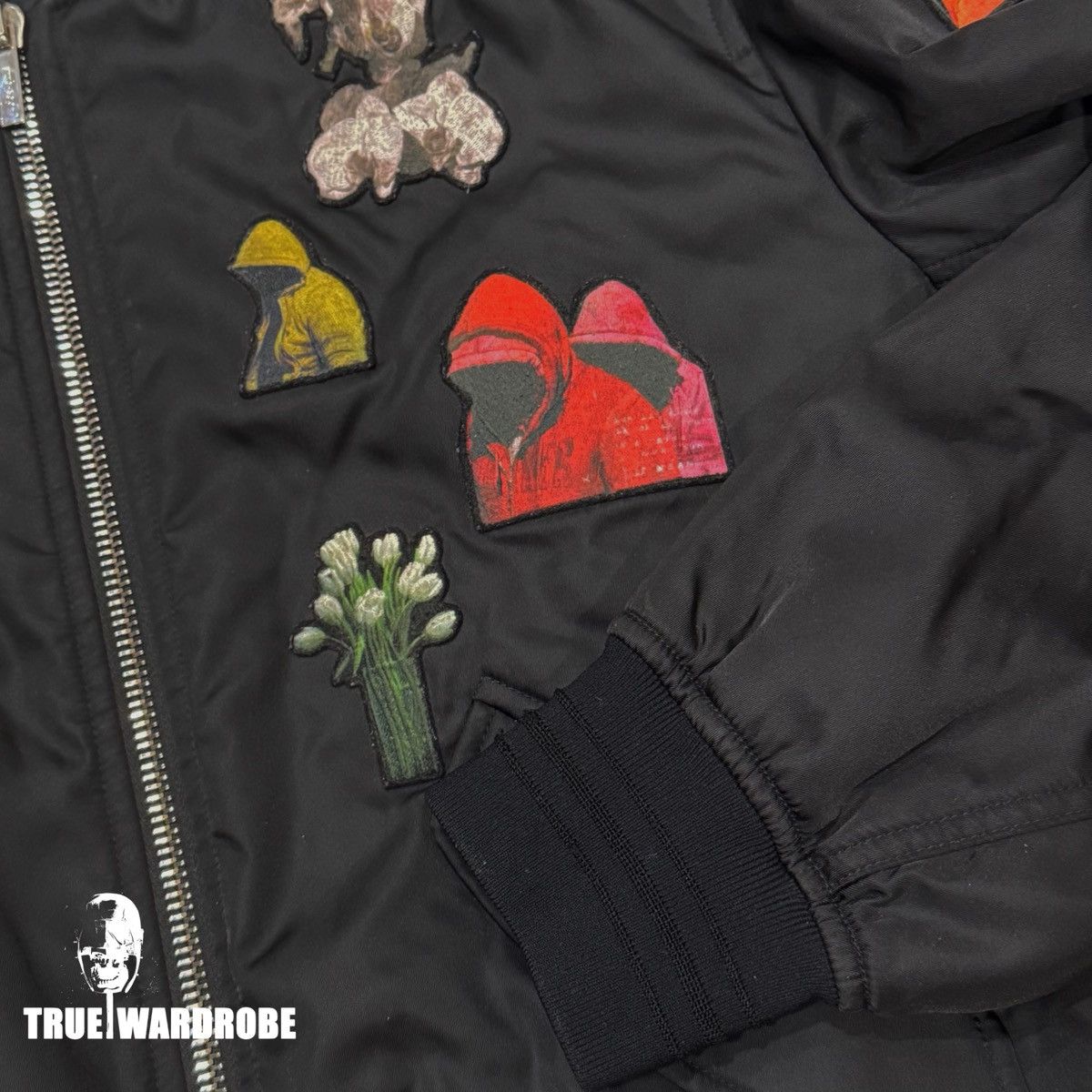 Dior 2018 Dior Homme X Francois Bard Black Embroidered Bomber Size US M / EU 48-50 / 2 - 3 Thumbnail