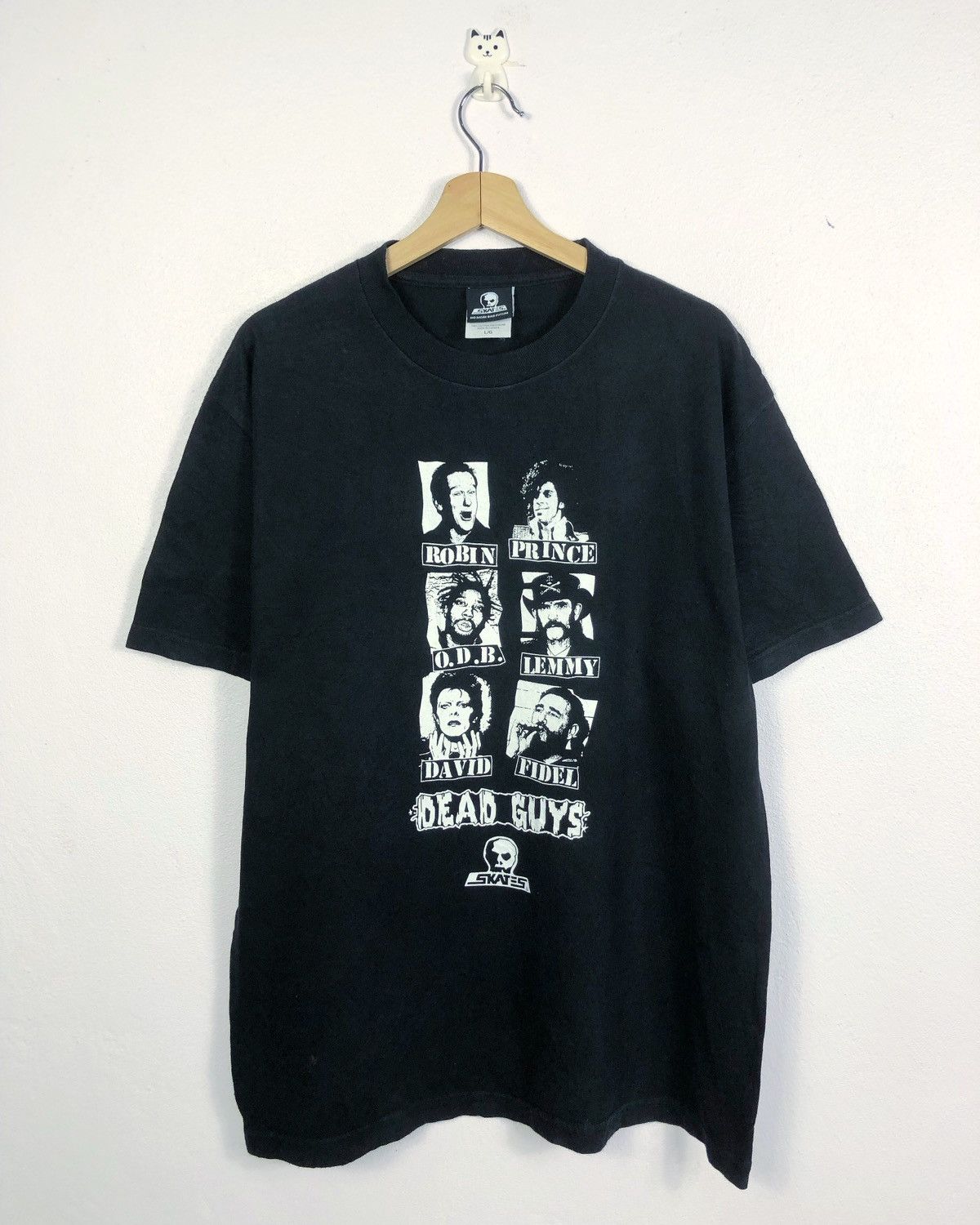 Vintage Rare Vintage Skull Skates Dead Guys Skateboard Tee Size US L / EU 52-54 / 3 - 1 Thumbnail