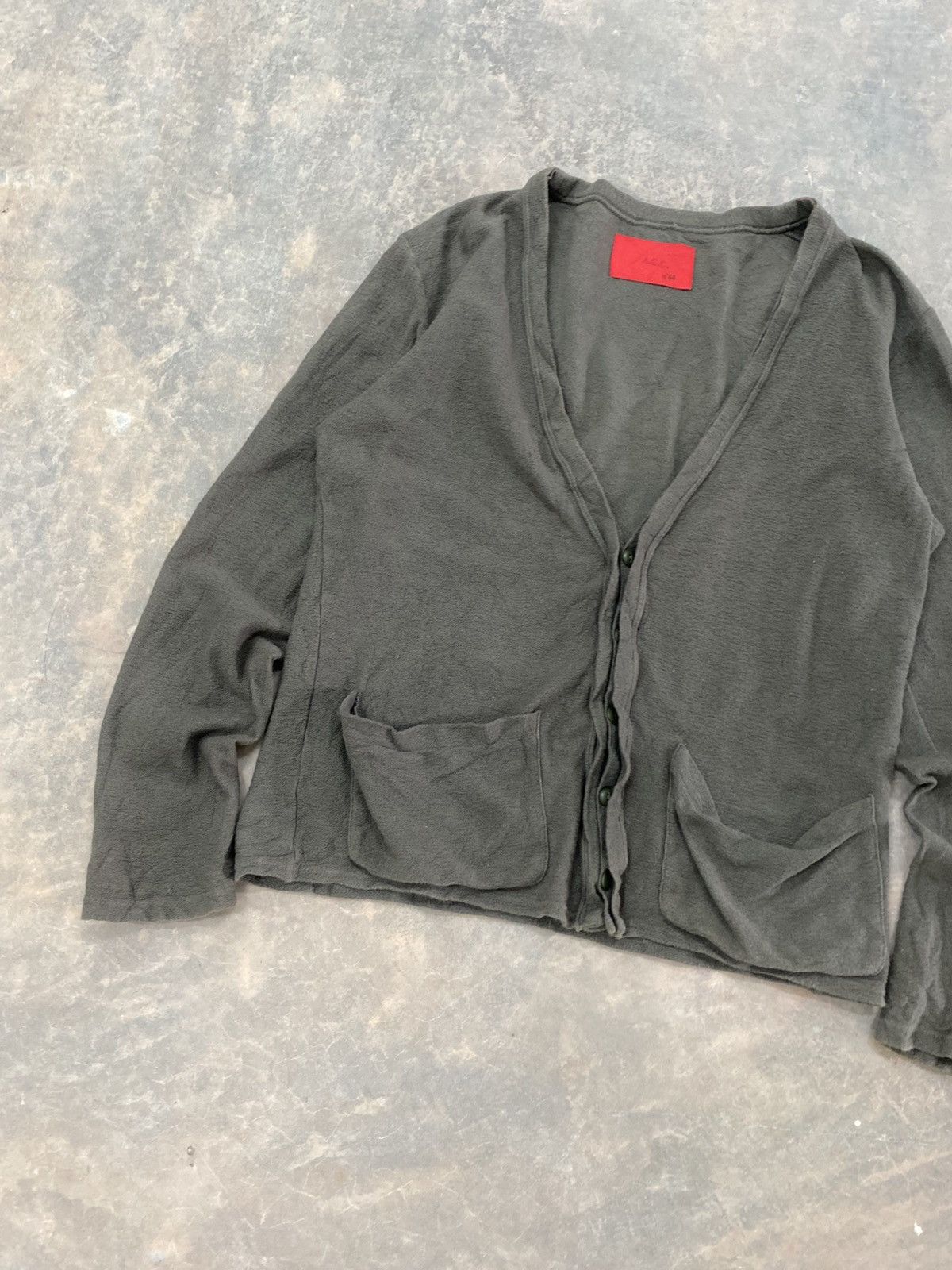 Japanese Brand ACC JAPAN MILITARY BOXY CROP CARDIGAN Size US S / EU 44-46 / 1 - 4 Thumbnail