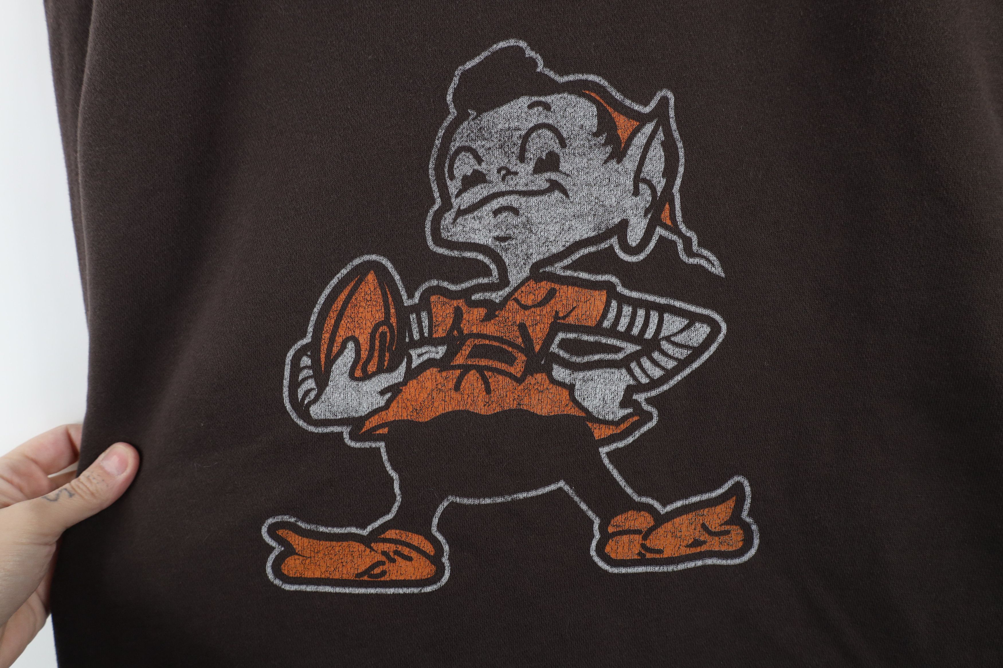 Reebok × Vintage Vintage Reebok Johnny Football Cleveland Browns Sweatshirt Size US L / EU 52-54 / 3 - 4 Thumbnail