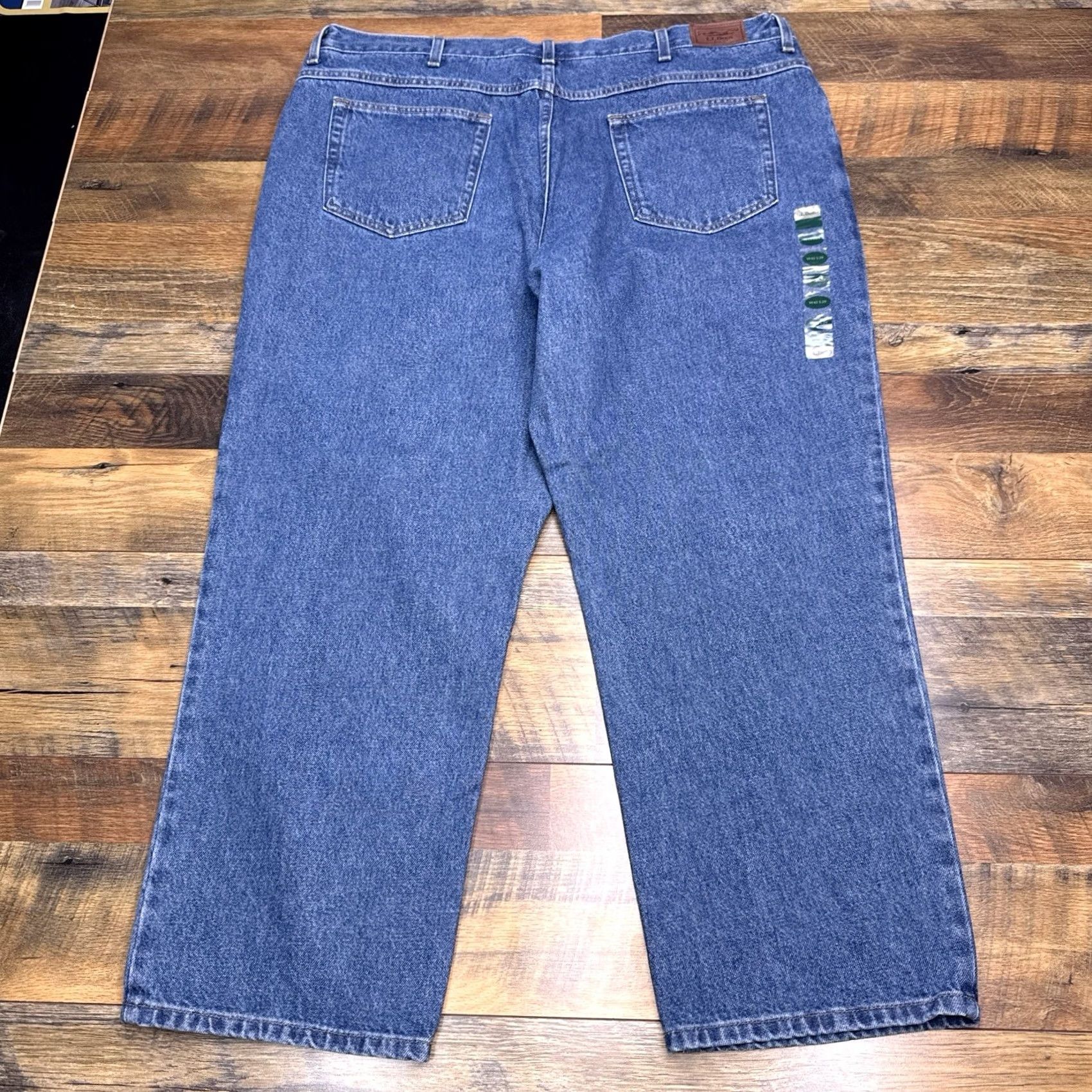 Vintage LL Bean Comfort Waist Jeans Mens 42x29 Stonewash Natural Fit New Size US 42 / EU 58 - 2 Thumbnail