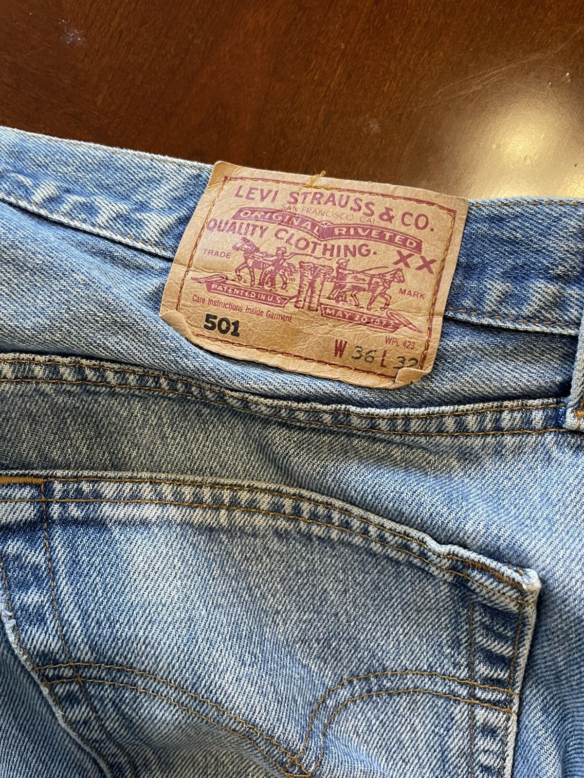 Levi's Levi’s 501XX Repaired Jeans Size US 36 / EU 52 - 3 Thumbnail