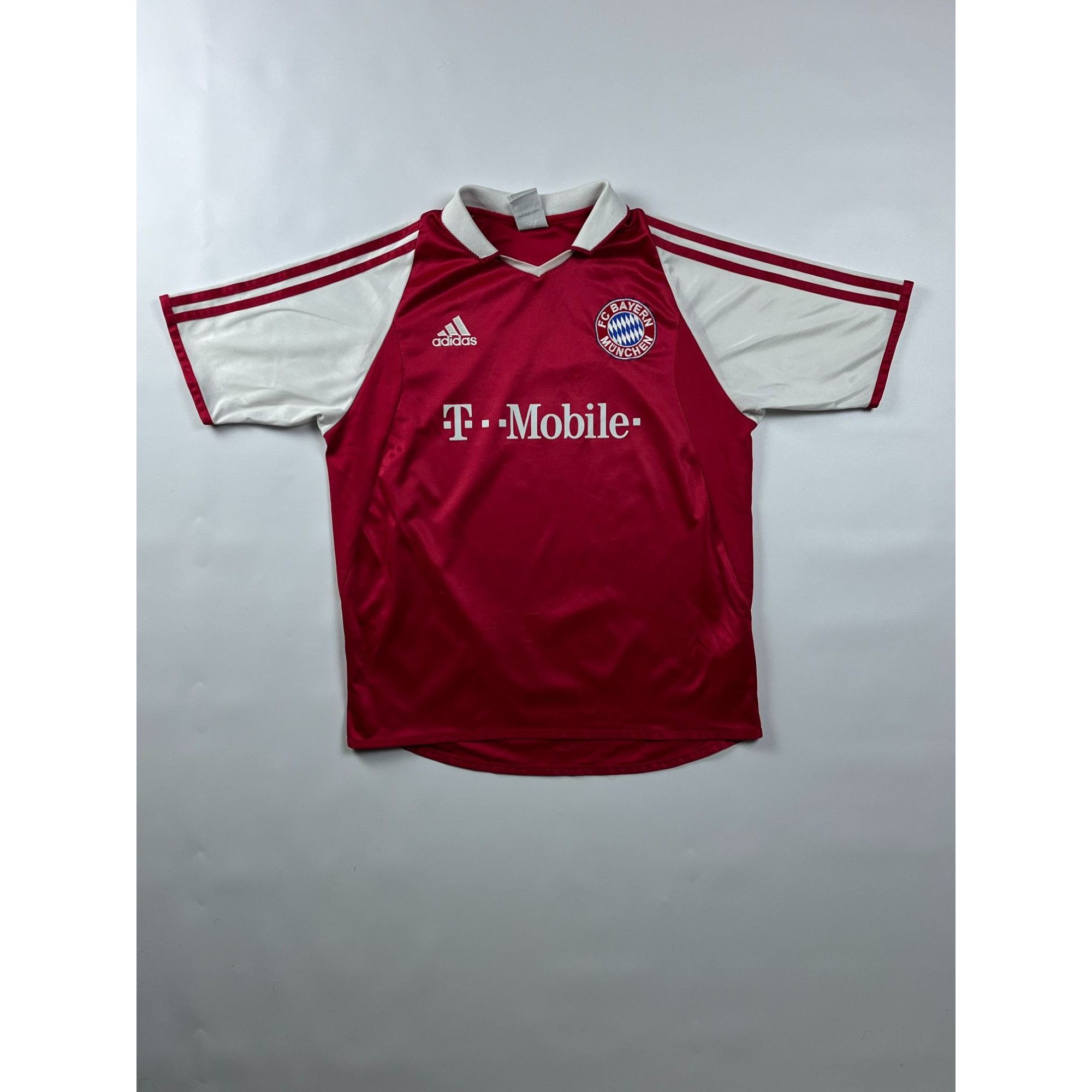 Adidas × Jerzees Vintage Bayern Munich 2003-2004 Adidas Soccer Jersey Size US S / EU 44-46 / 1 - 1 Thumbnail
