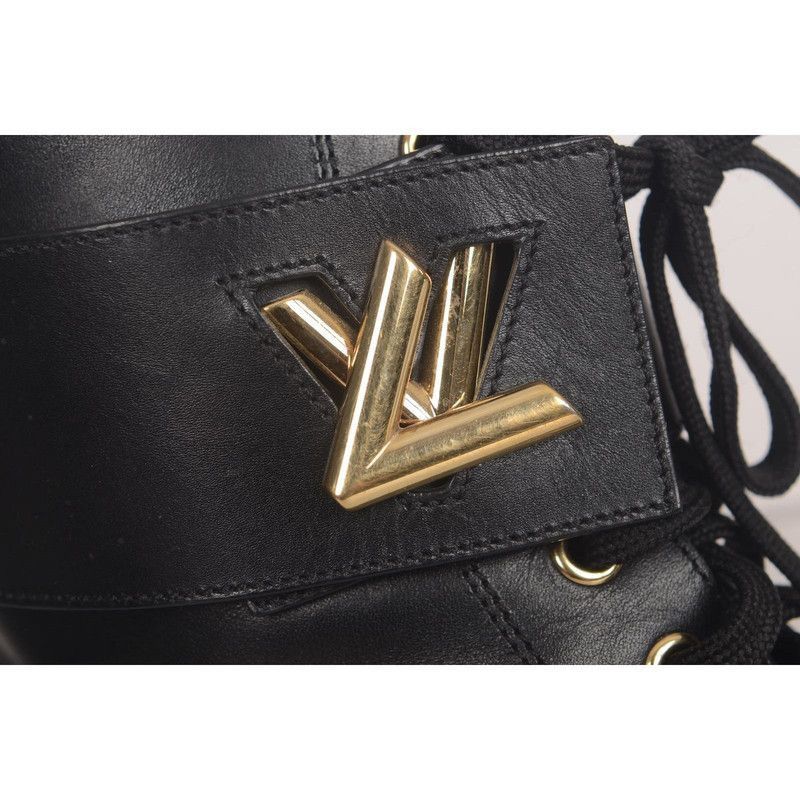 Other Louis Vuitton Lace-Up Black Short Boots - Size US 6.5 / EU 39-40 - 7 Thumbnail