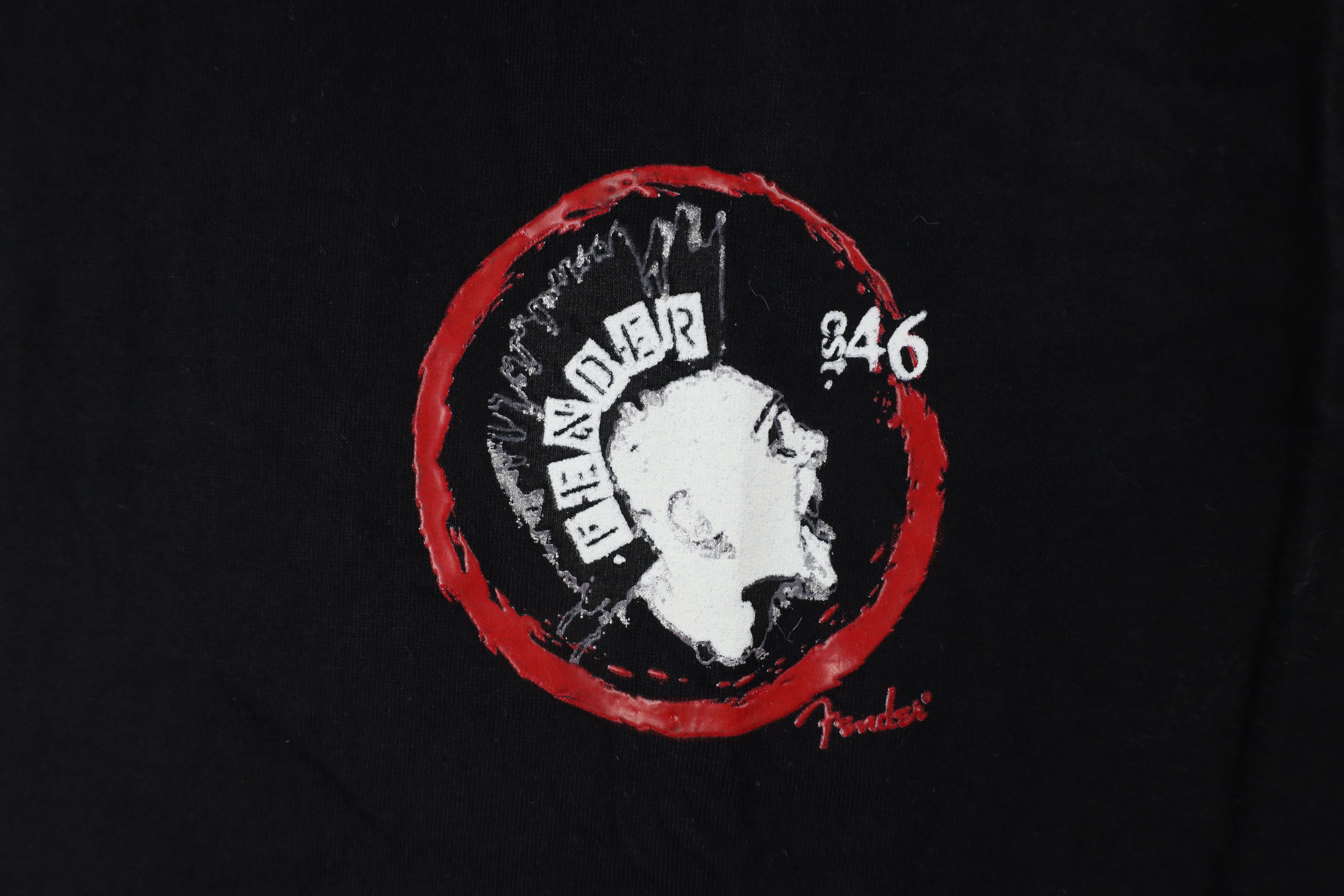 Fender × Vintage Deadstock Vintage 90s Fender Guitar Band T-Shirt Black Size US XXL / EU 58 / 5 - 4 Thumbnail