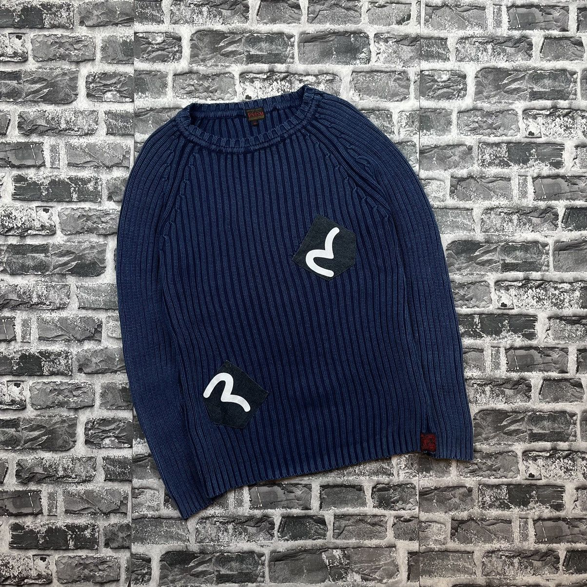 Evisu × Japanese Brand Evisu Vintage Sweater Size US L / EU 52-54 / 3 - 1 Thumbnail