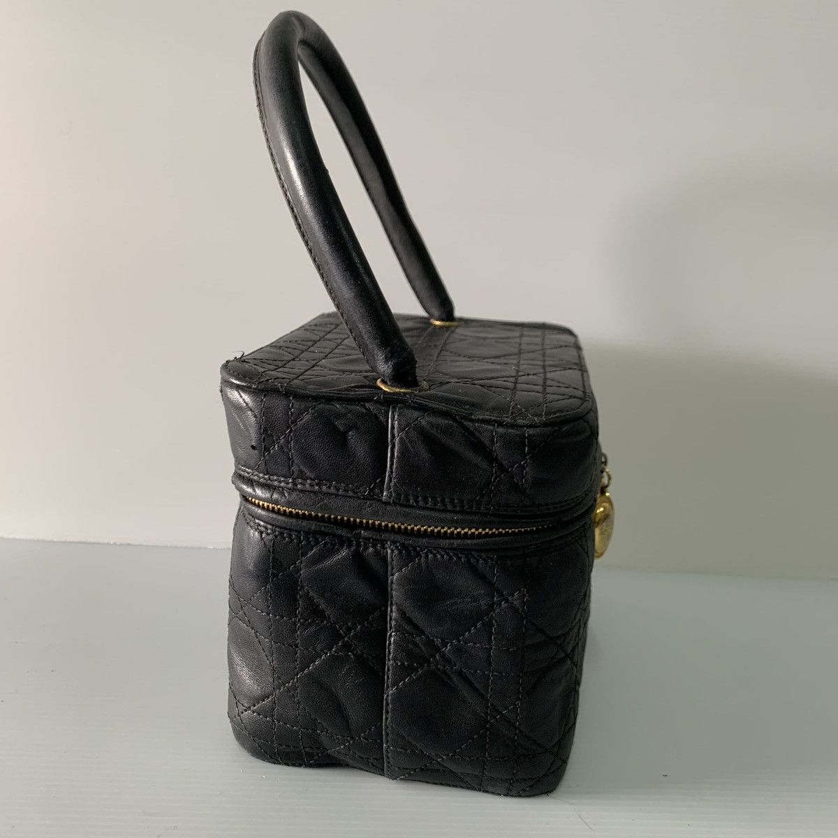 Dior Christian Dior Cannage Quilted Vanity Bag Size ONE SIZE - 4 Thumbnail