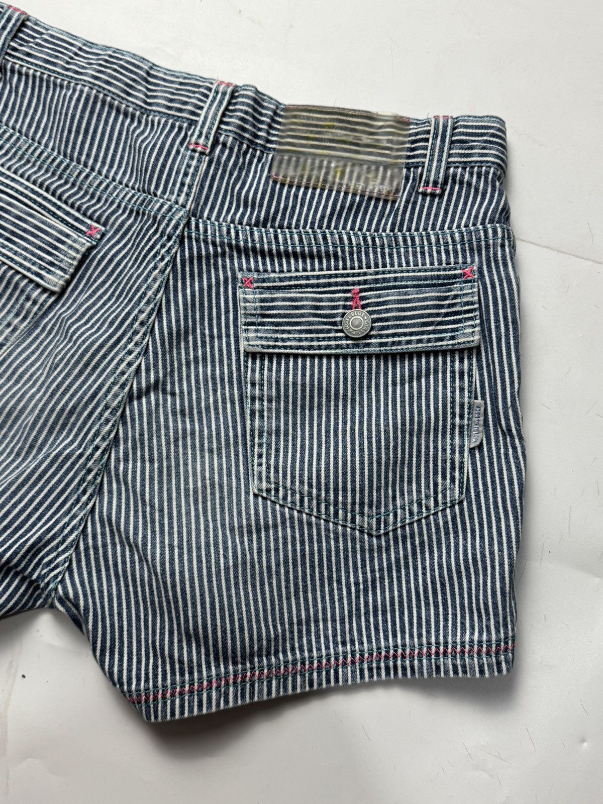 Angel Blue × Hysteric Glamour × Japanese Brand Angle Blue Y2K Hickory Pants Size 28" / US 6 / IT 42 - 9 Thumbnail