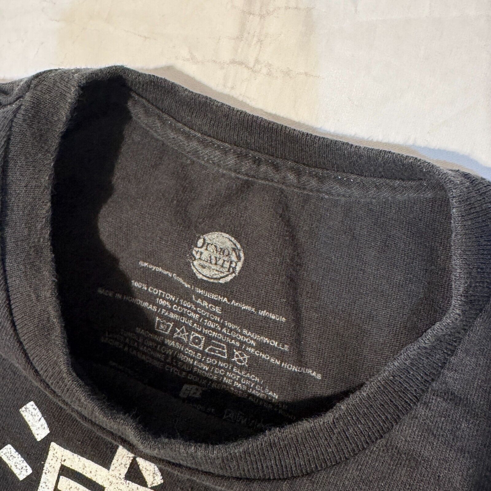 Other Demon Slayer Tanjiro Kamado Black Anime Manga Tshirt - L Size US L / EU 52-54 / 3 - 3 Thumbnail