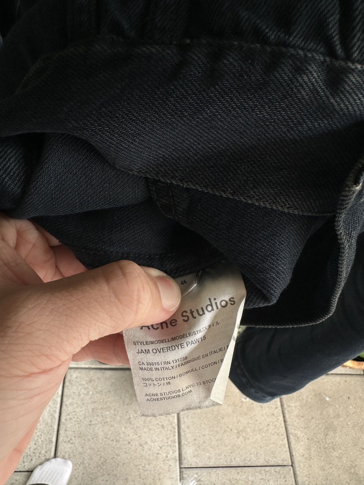 Acne Studios Acne Jam Denim Jacket in Navy Size US S / EU 44-46 / 1 - 2 Thumbnail