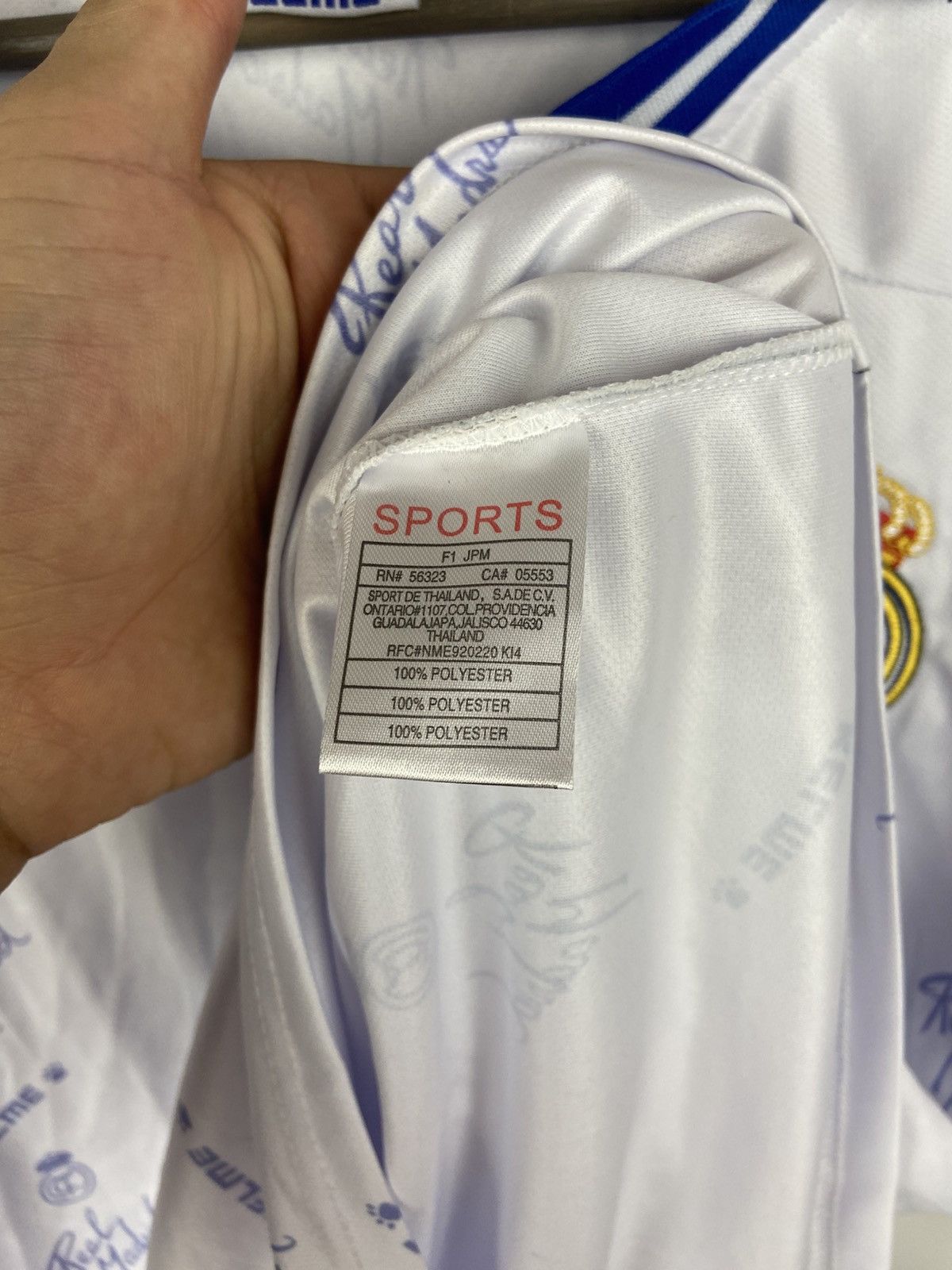 Other Vintage Kelme Real Madrid 95 Football Soccer Shirt Jersey Size US XL / EU 56 / 4 - 14 Thumbnail