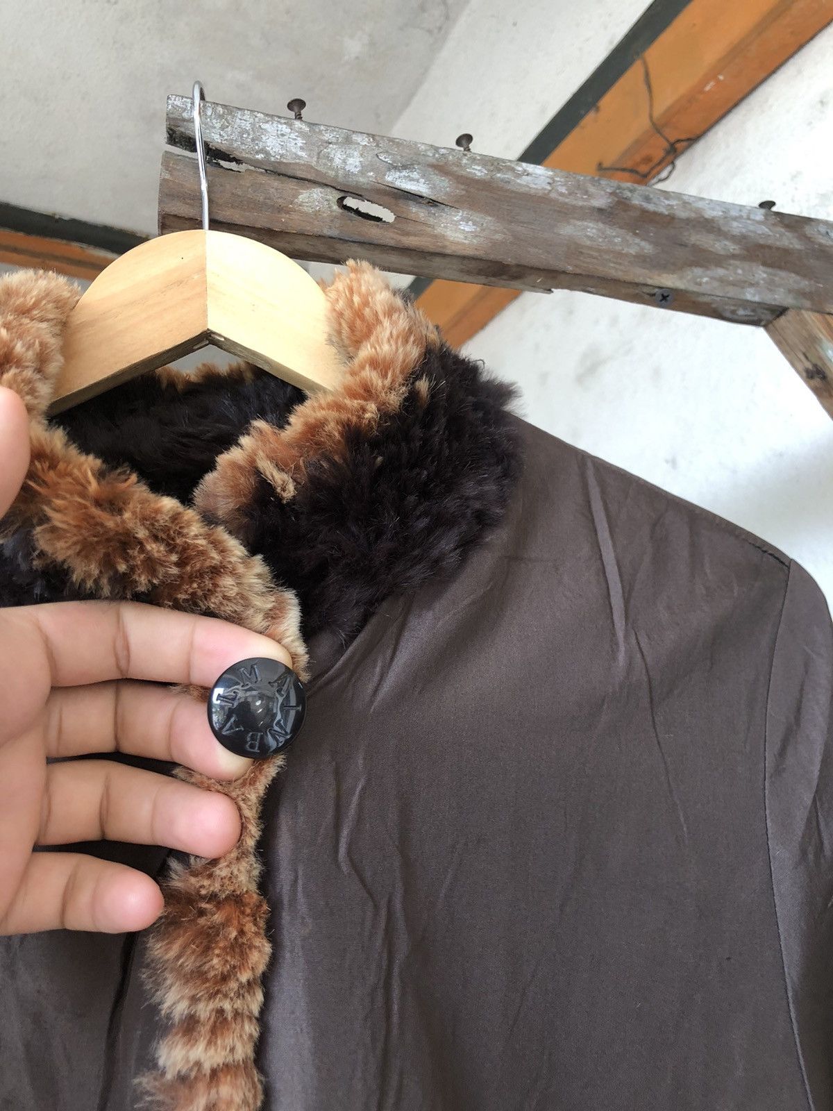 Balmain Nice🚨 Balmain Fur Spanish Rabbit Reversible Jacket Size M / US 6-8 / IT 42-44 - 13 Thumbnail