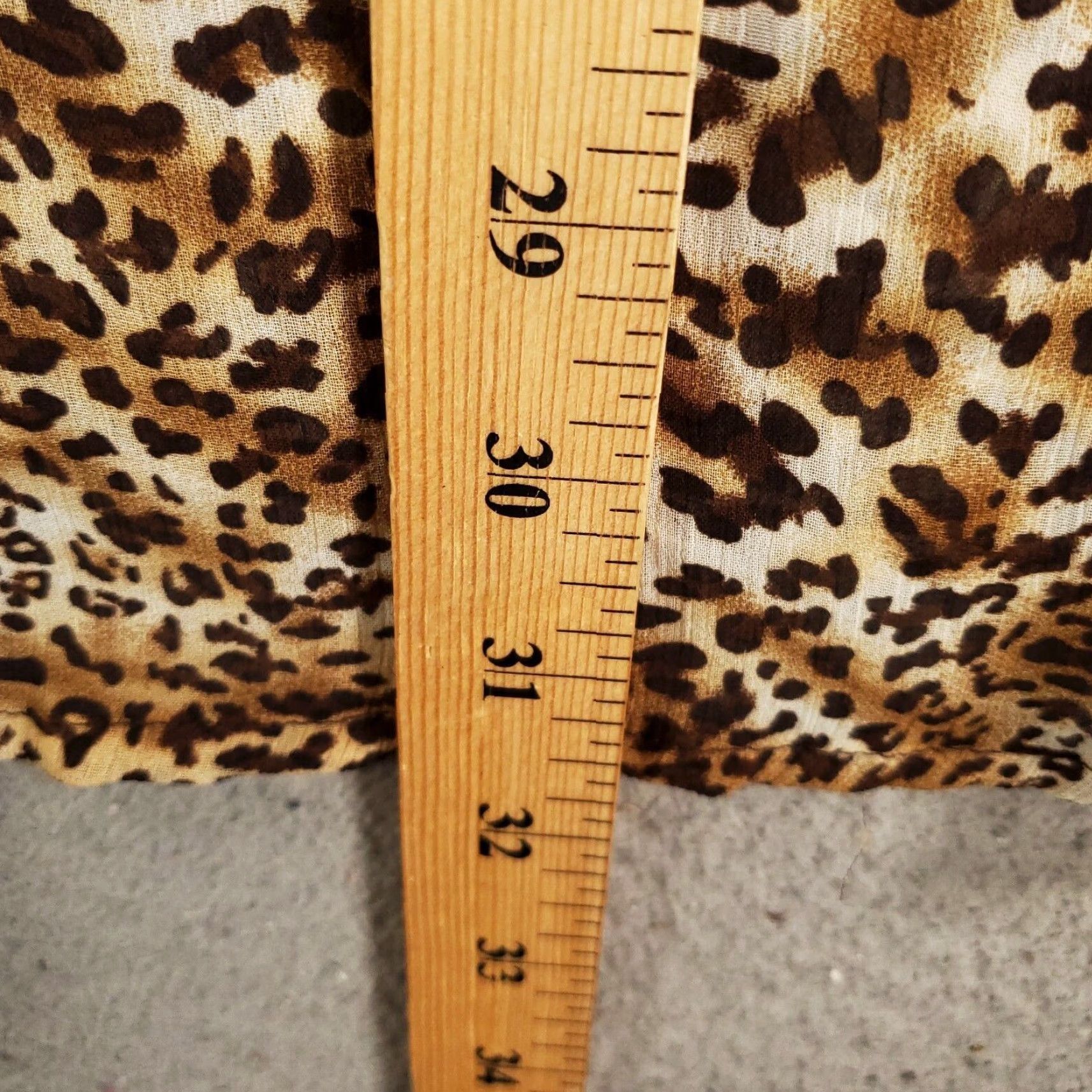 Vintage Maggie Barnes Blouse Womens 2X Animal Print Leopard Button Up Shirt Size XXL / US 16-18 / IT 52-54 - 2 Thumbnail
