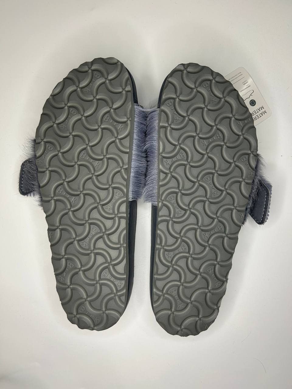 Birkenstock × Rick Owens Rick Owen’s X Birkenstock Faux Fur Slides (1450) Size US 6 / IT 36 - 11 Thumbnail