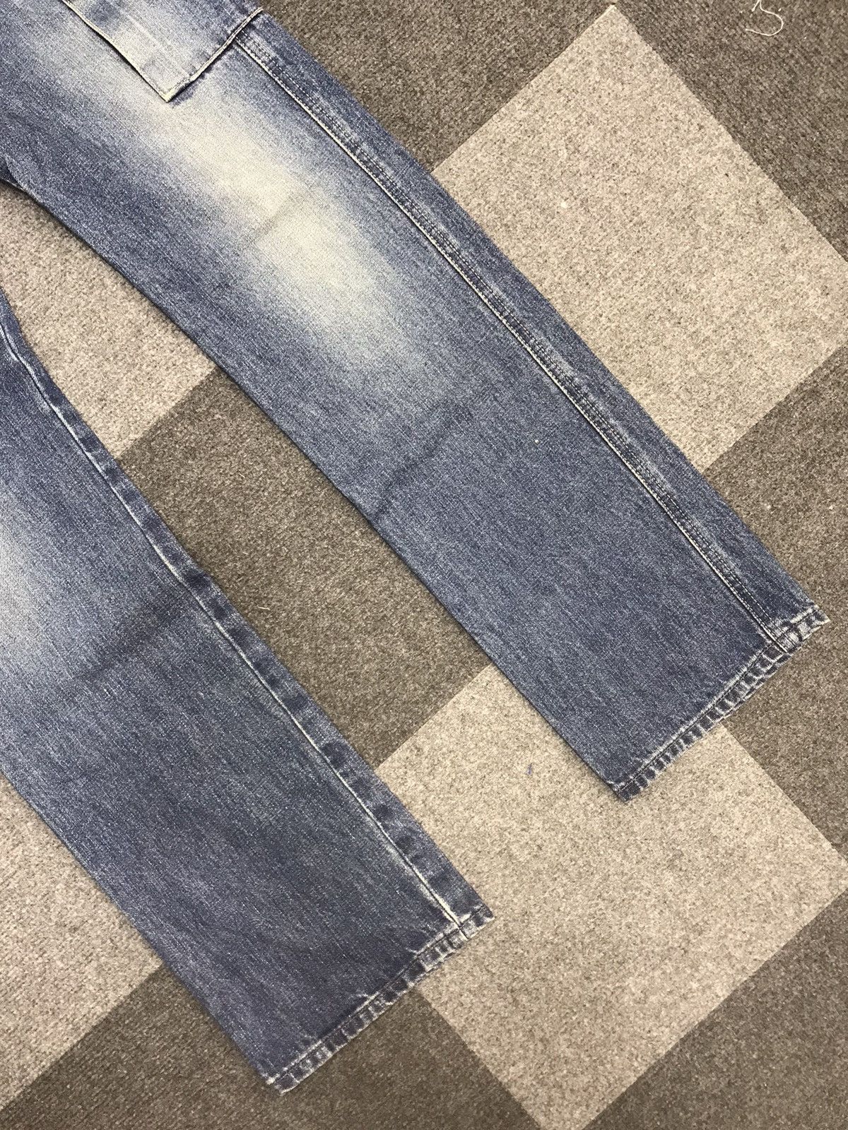 Japanese Brand DMG Japan Cargo Jeans F795 Size US 29 - 5 Thumbnail