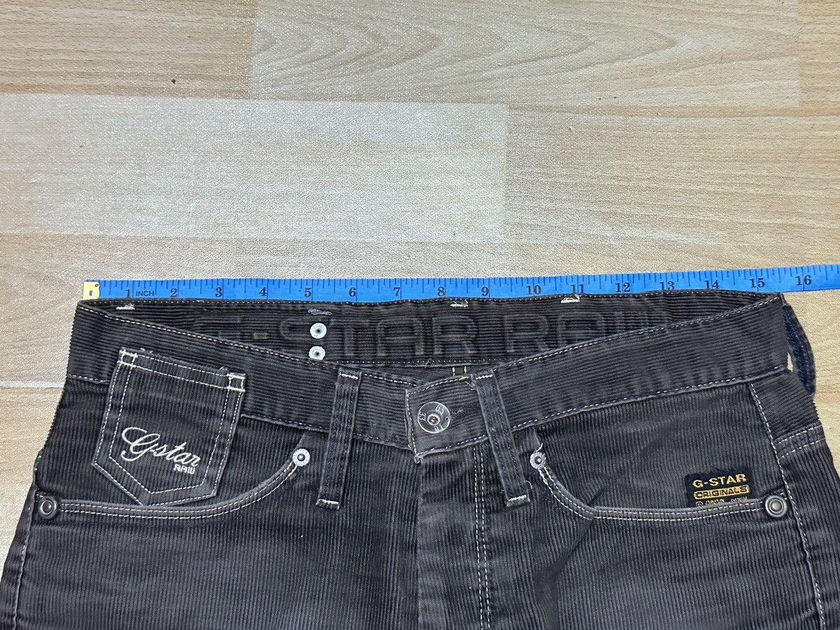 G-Star × Vintage Rare🔥G Star Raw Corduroy Denim Size US 31 - 12 Thumbnail