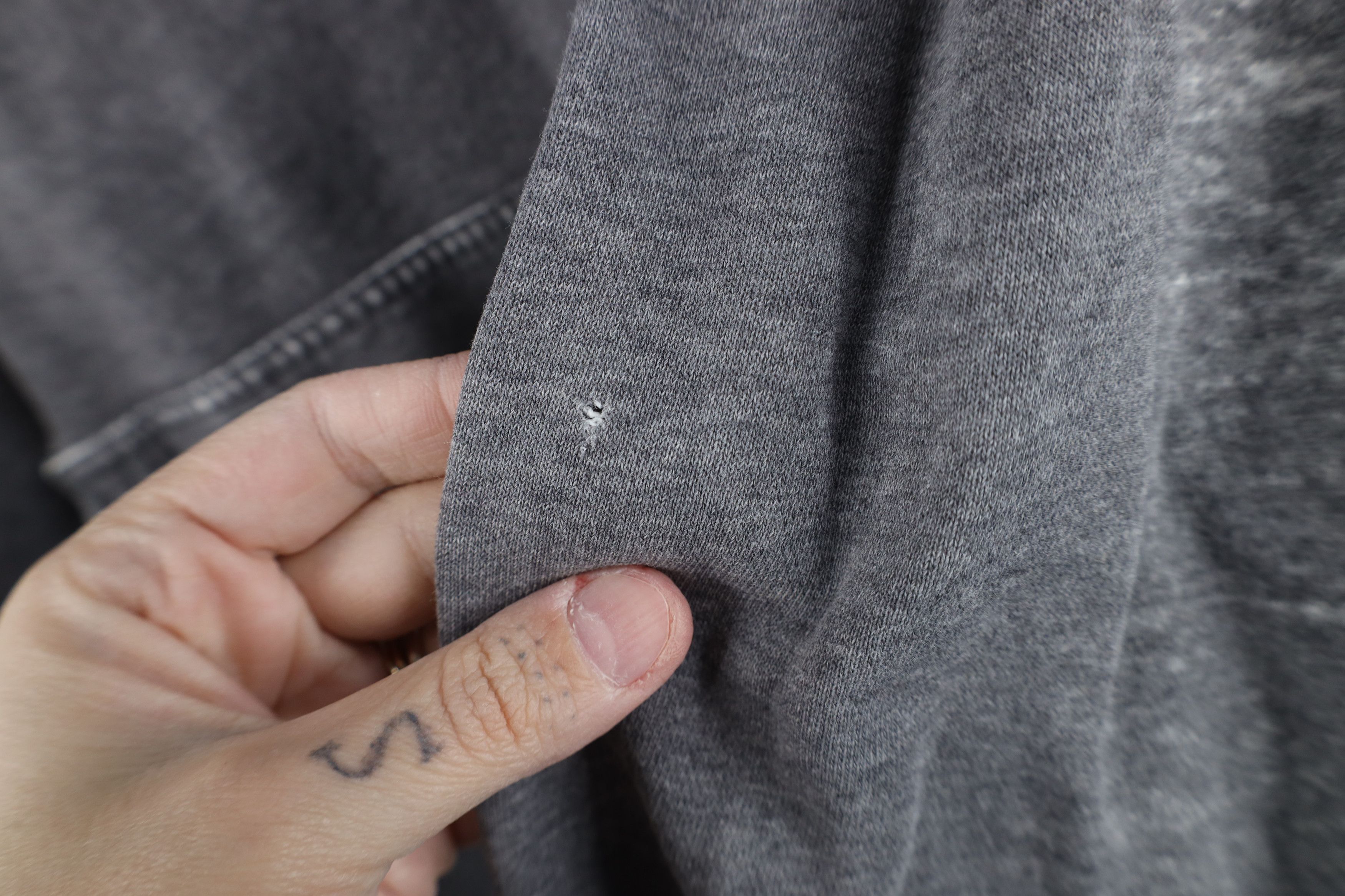Nike Vintage Nike Travis Scott Mini Swoosh Hoodie Sweatshirt Gray Size US XL / EU 56 / 4 - 6 Thumbnail