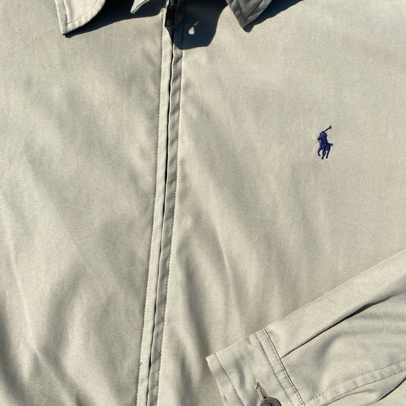 Ralph Lauren VINTAGE Polo Ralph Lauren Windbreaker Jacket Men 2XL Beige Logo 90s VTG Size US XXL / EU 58 / 5 - 2 Thumbnail