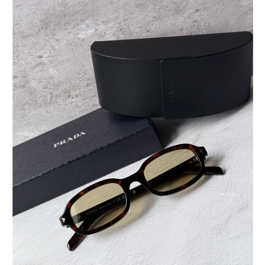 Prada NEW Prada PR B06S Sunglasses in Root Havana Brown $548  display picture 1