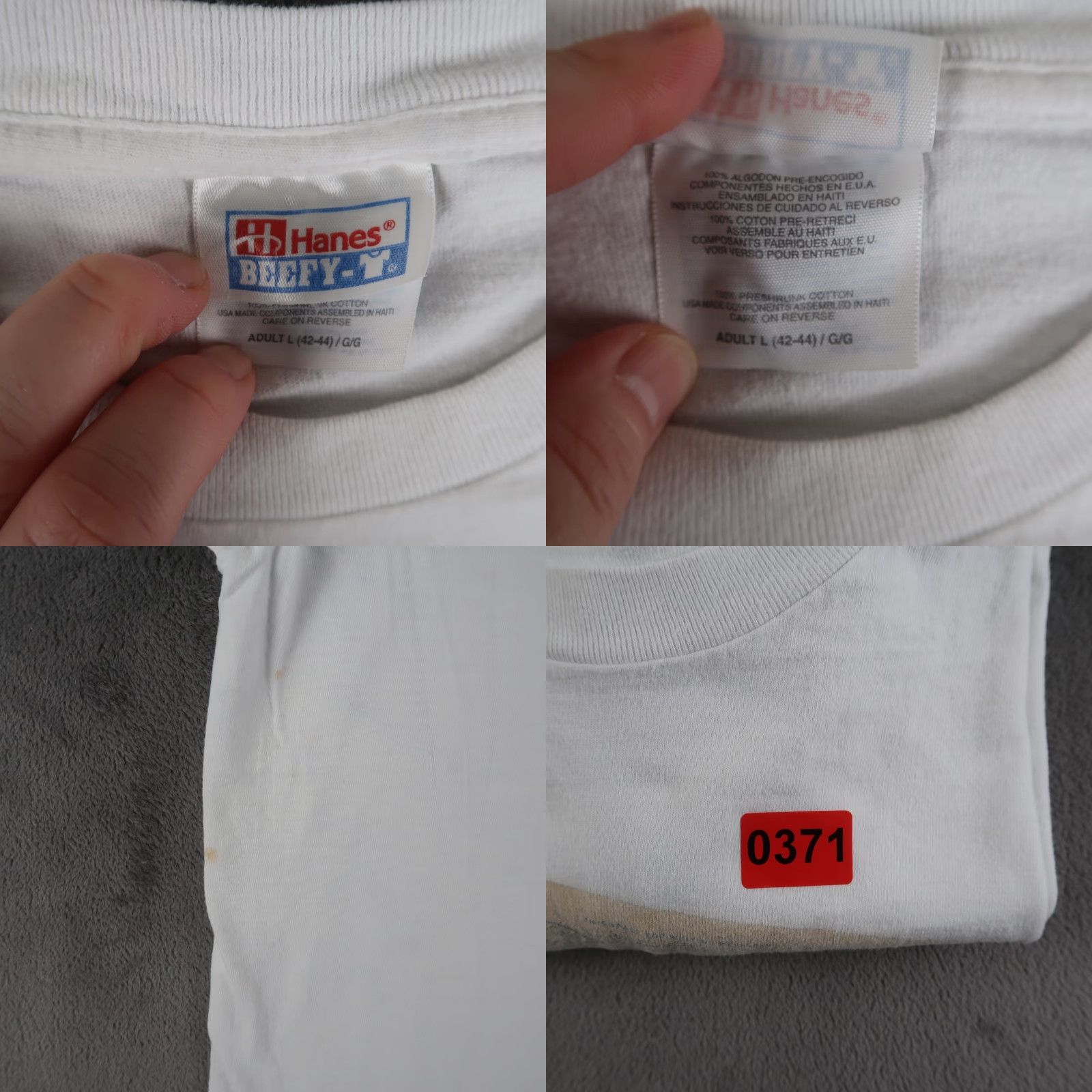 Vintage VINTAGE Art Sport 90s T-Shirt White Adult Large Solid Crew Neck Golfing Mens Size US L / EU 52-54 / 3 - 8 Thumbnail