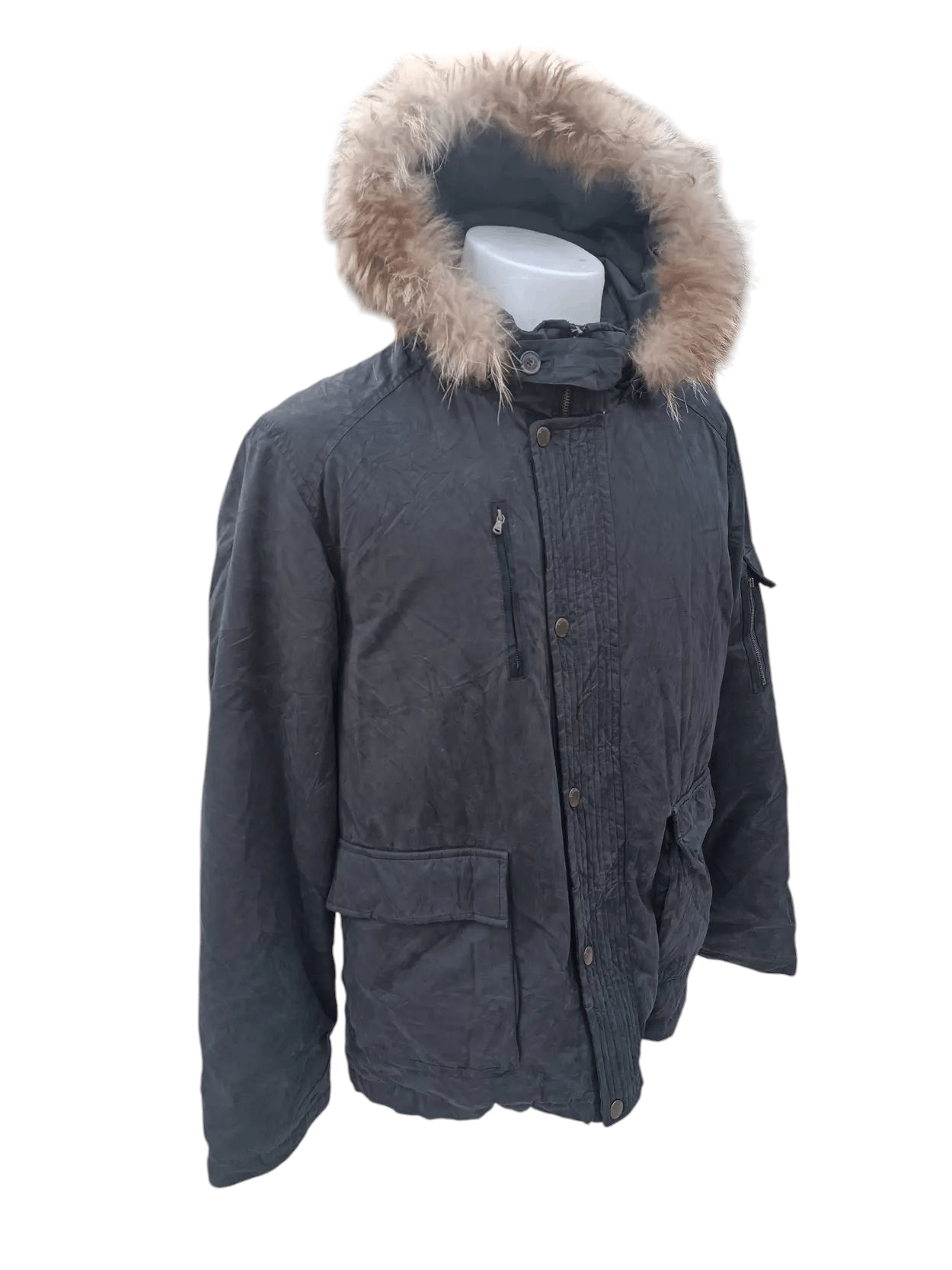 Japanese Brand ASK ENQUIRED FUR HOODIE JACKET FR005 Size US L / EU 52-54 / 3 - 2 Thumbnail