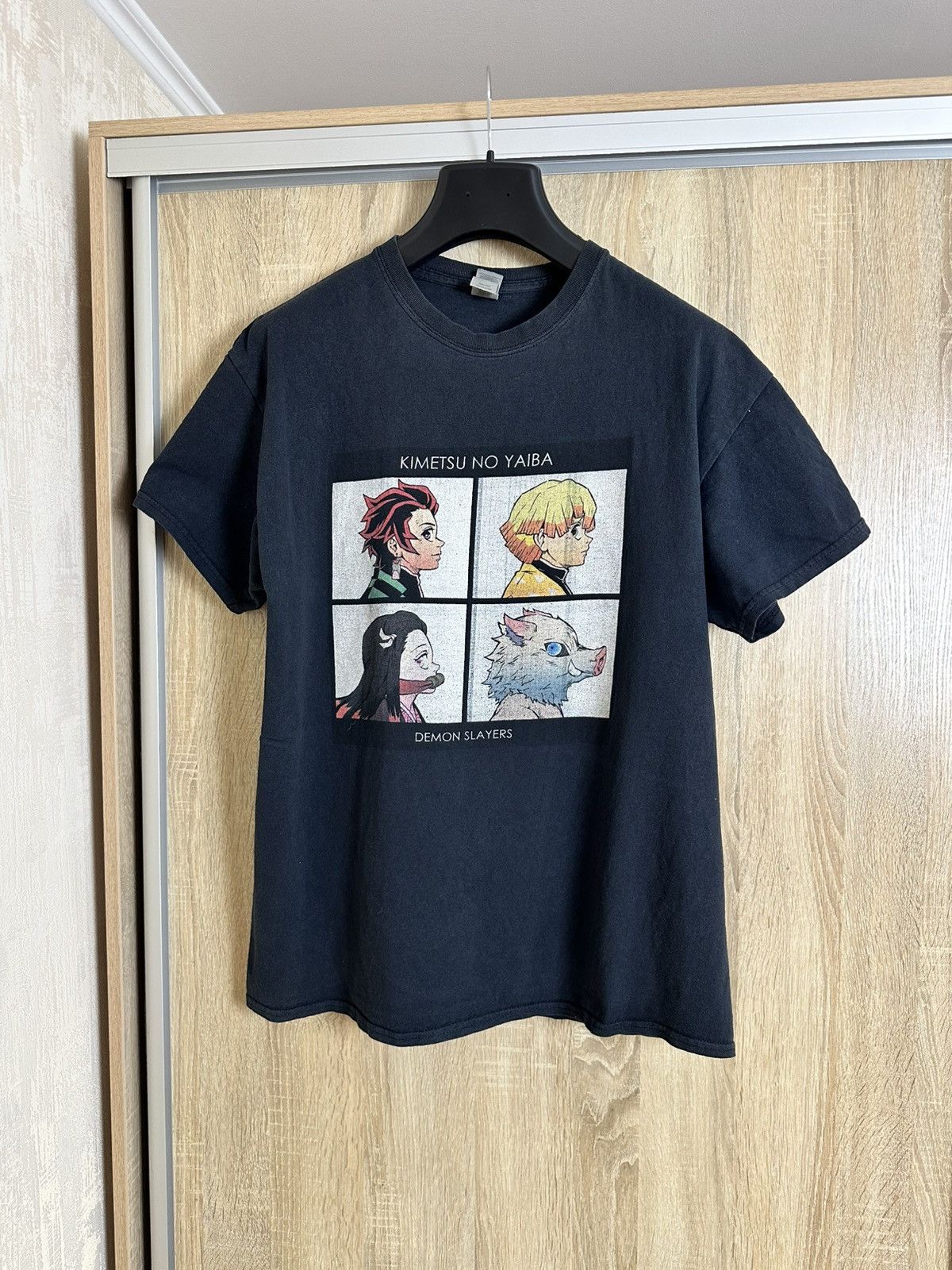 Anime 🔥 Demon Slayer Kimetsu no Yaiba Anime Promo T Shirt Manga Size US XL / EU 56 / 4 - 2 Thumbnail
