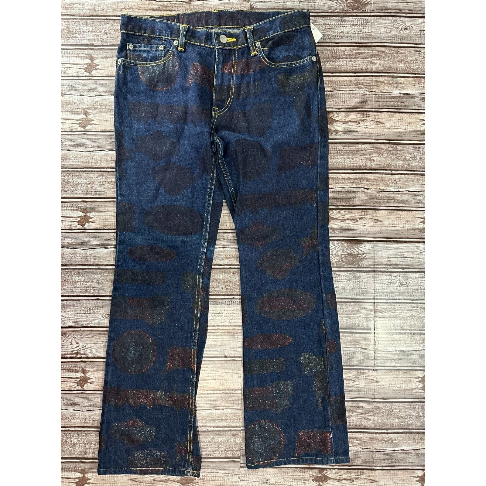 Hysteric Glamour Kinky Hysteric Glamour Retro Glitter Jeans Size 34" Size 24" / US 00 / IT 34 - 1 Thumbnail