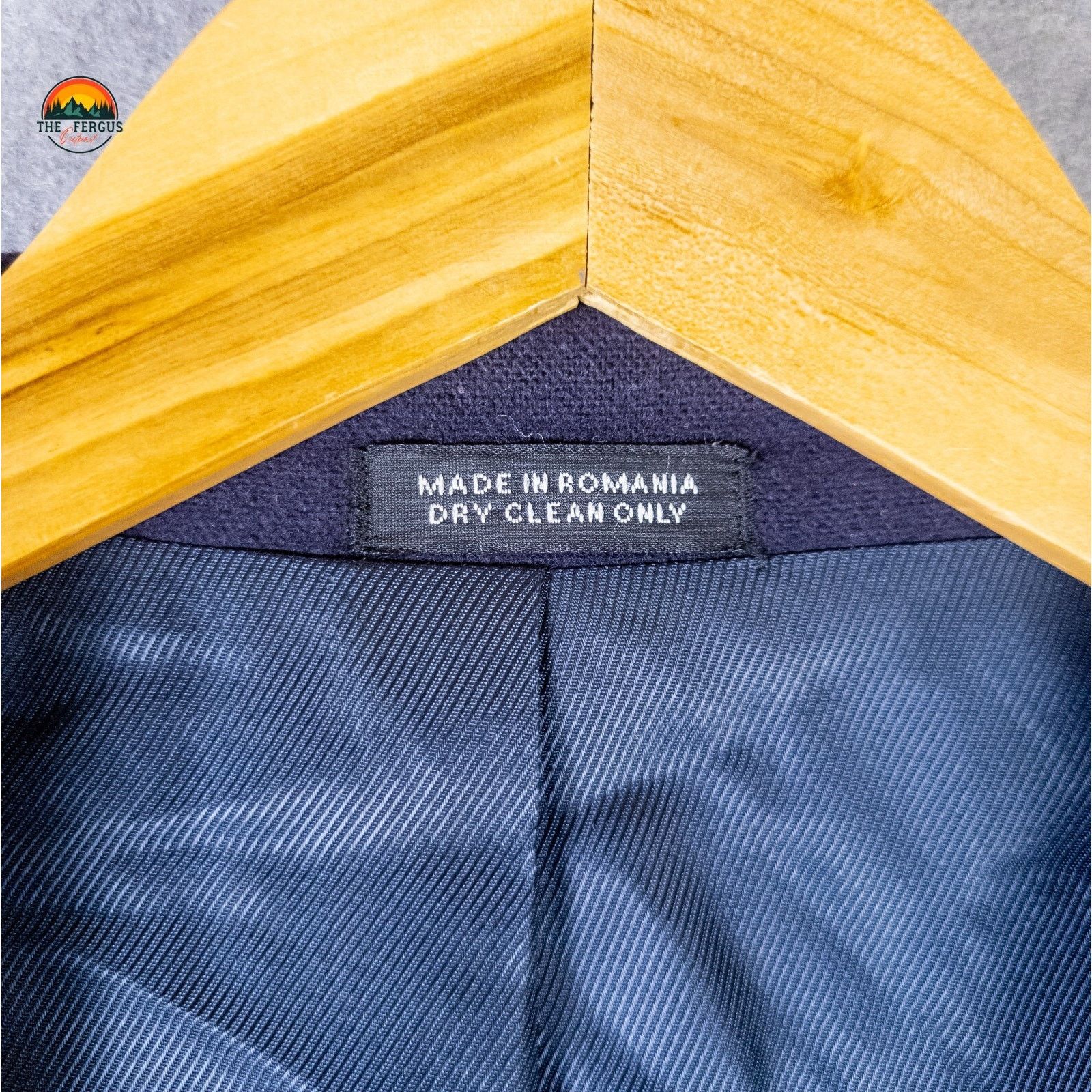 Oscar De La Renta Oscar De La Renta Suit Jacket Blazer Blue Men's Size 44R Size 44R - 10 Thumbnail