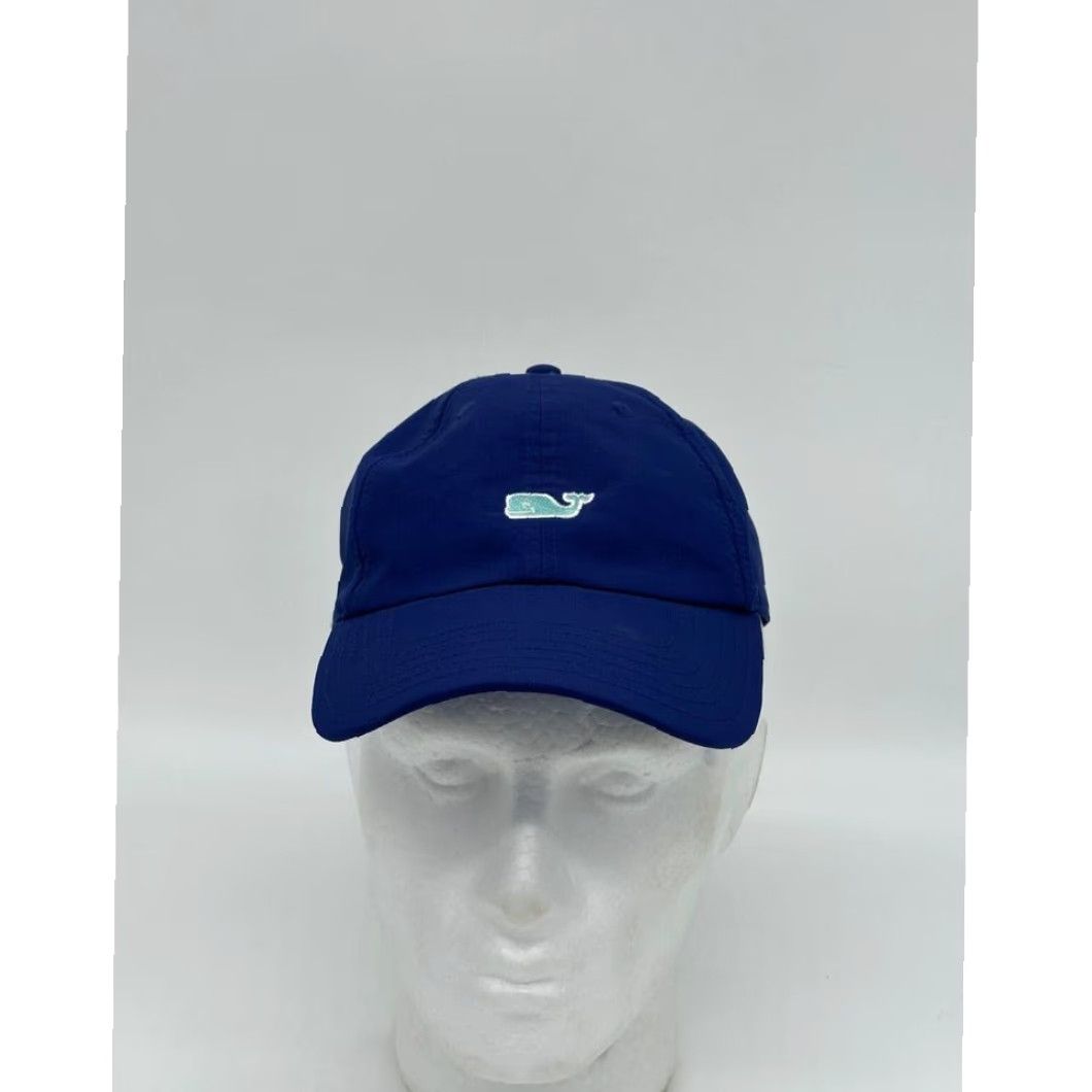 Vineyard Vines Vineyard Vines Hat Baseball Cap Unisex Adjustable Blue Green Whale Hook And Loop Size ONE SIZE - 3 Thumbnail