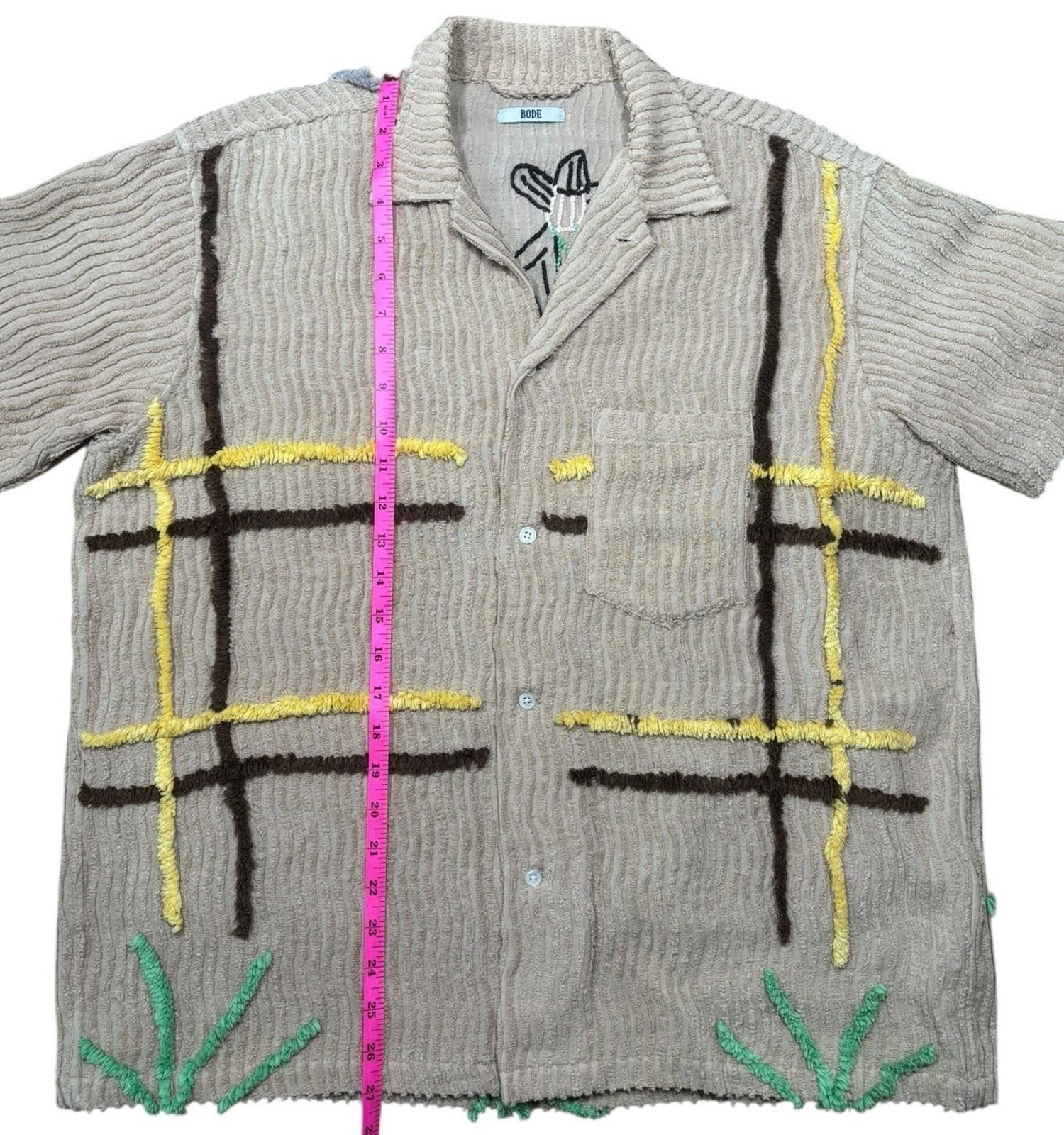 Bode Bode Cowboy Chenille Shirt (OOAK) Size M/L Size US M / EU 48-50 / 2 - 4 Thumbnail