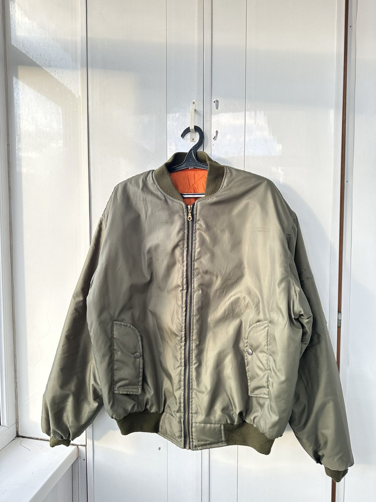 Other Vintage MA-1 Style Overzise Bomber Flyers Jacket Size US XL / EU 56 / 4 - 2 Thumbnail