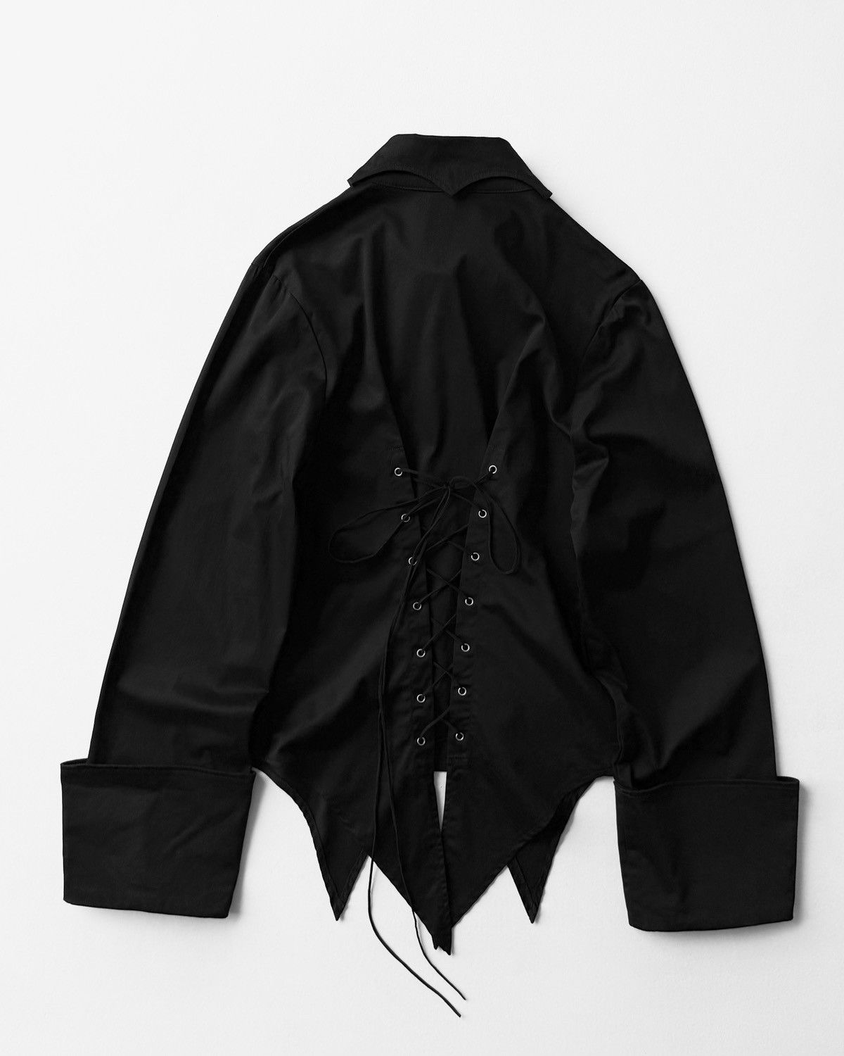 Japanese Brand BODY LINE BLACK GOTHIC SHIRT Size M / US 6-8 / IT 42-44 - 9 Thumbnail