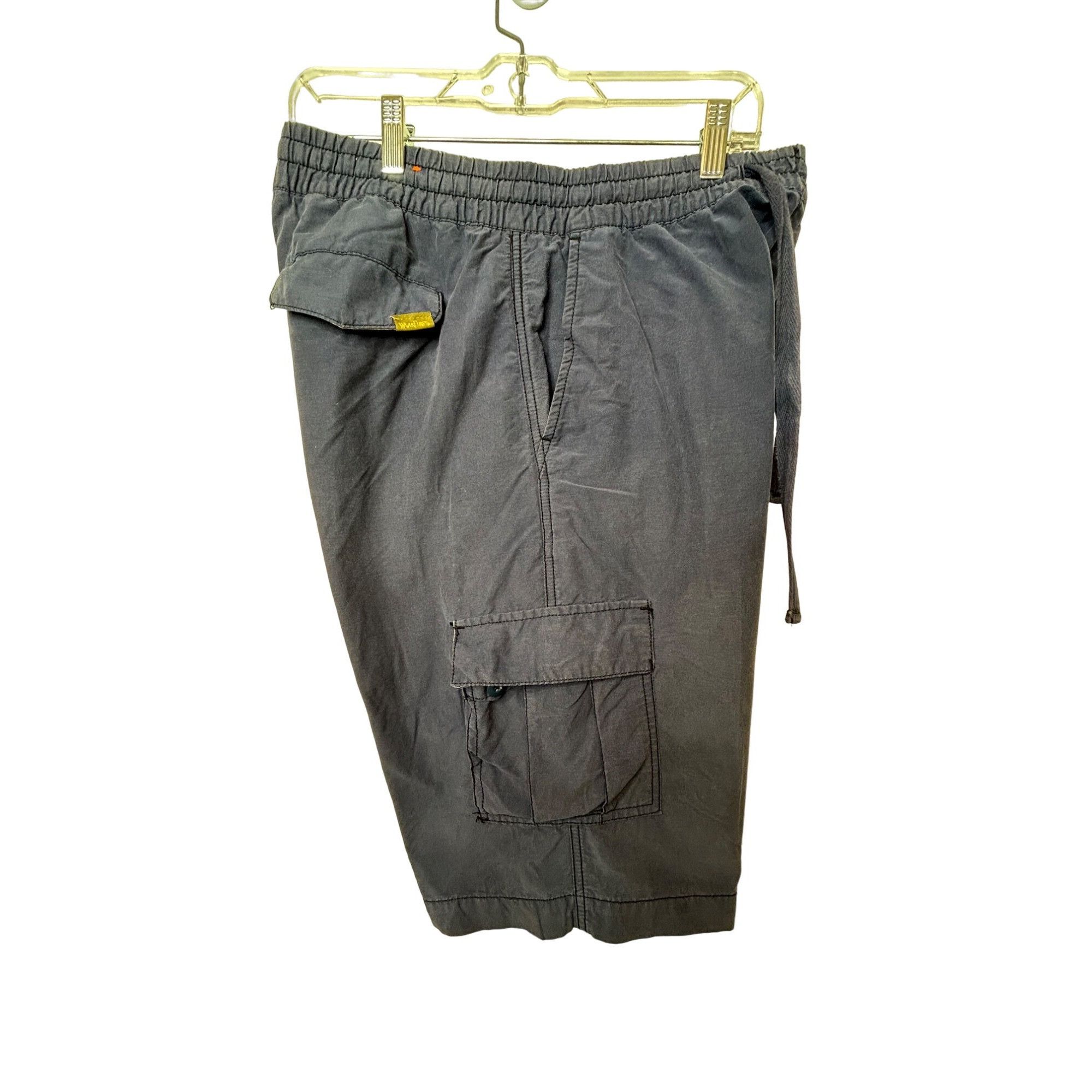 Other Wear First Men’s Cargo Shorts Navy Blue 36 Cotton Nylon Draw Size US 36 / EU 52 - 3 Thumbnail