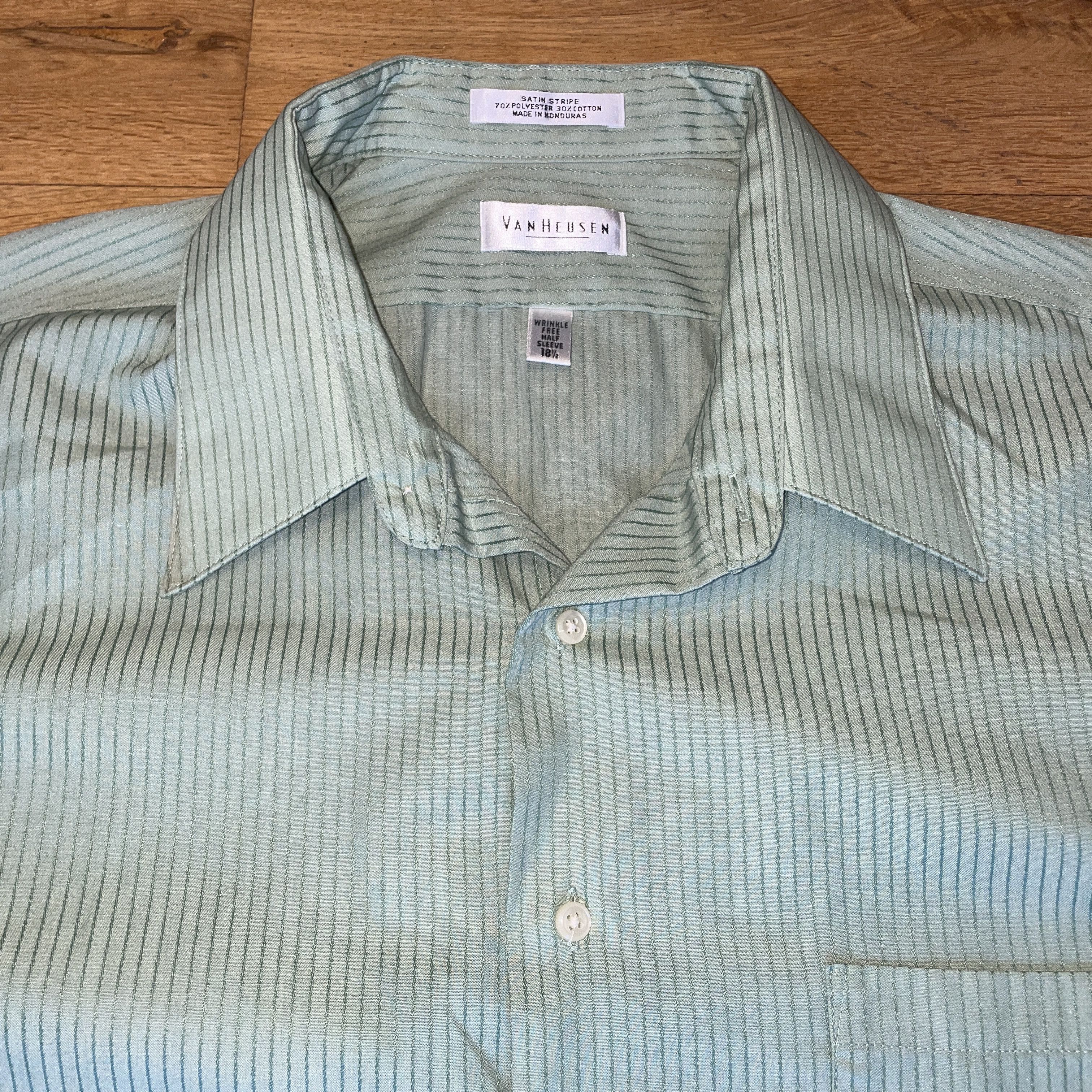 Van Heusen × Vintage Van Heusen Men's Elegant Fashion Shirt Size 4 Xl Size US XXL / EU 58 / 5 - 3 Thumbnail