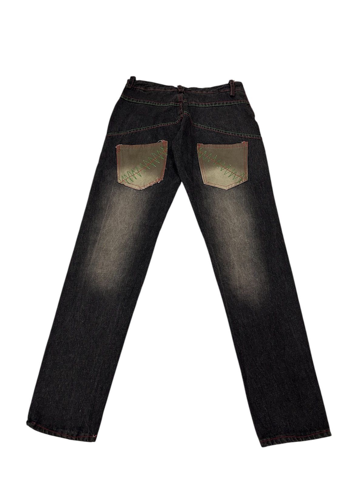 Japanese Brand × Vintage Vintage Japanese Denim mud wash Patches Jeans Size US 28 / EU 44 - 2 Thumbnail