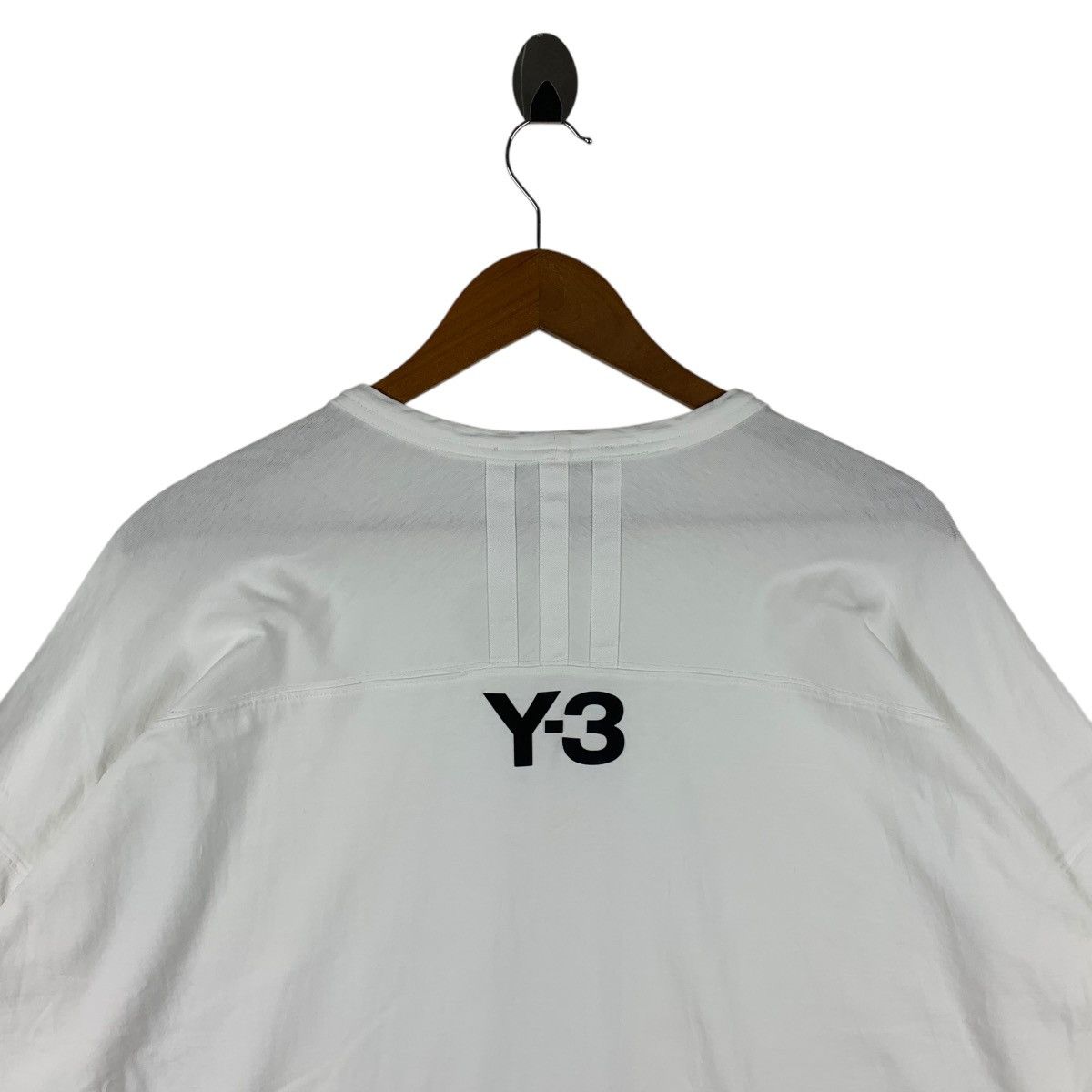 Adidas ADIDAS x YOHJI YAMAMOTO Y-3 white tee shirt Size US L / EU 52-54 / 3 - 10 Thumbnail