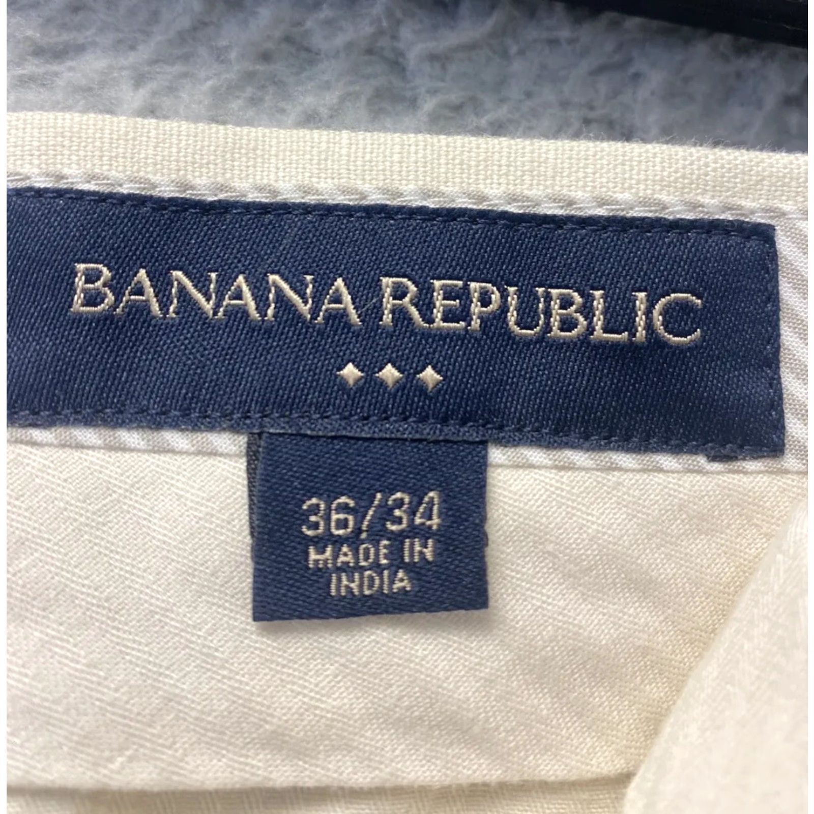 Banana Republic Banana Republic Pants Men's 36x34 Beige Flat Front Straight Casual Workwear Size US 36 / EU 52 - 7 Thumbnail