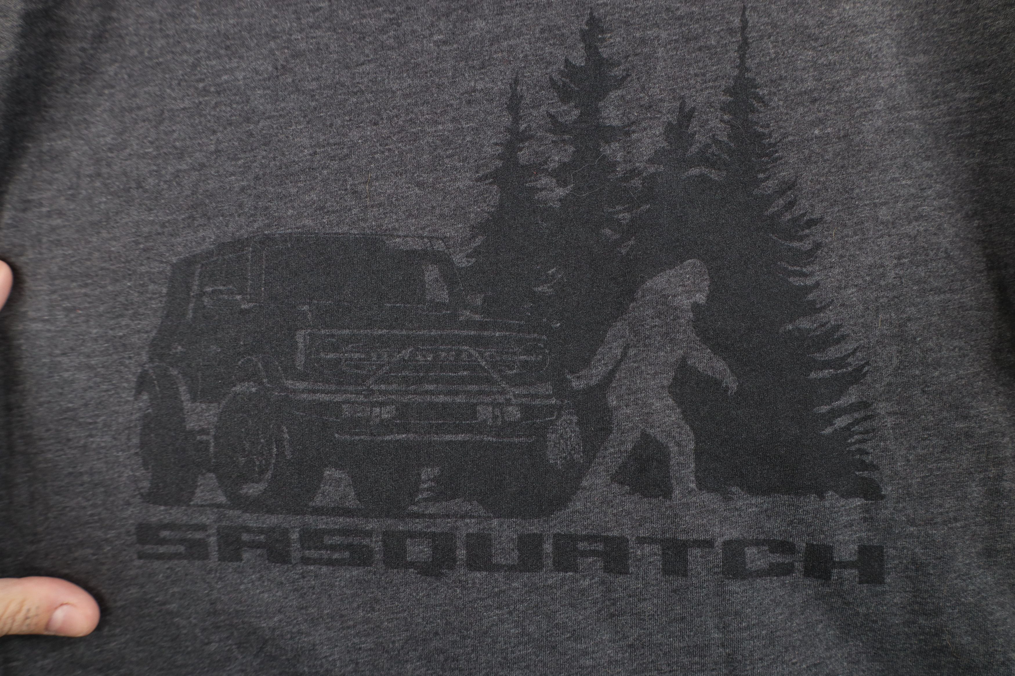 Vintage Ford Motor Co Sasquatch Jersey Knit T-Shirt Charcoal Gray Size US M / EU 48-50 / 2 - 4 Thumbnail