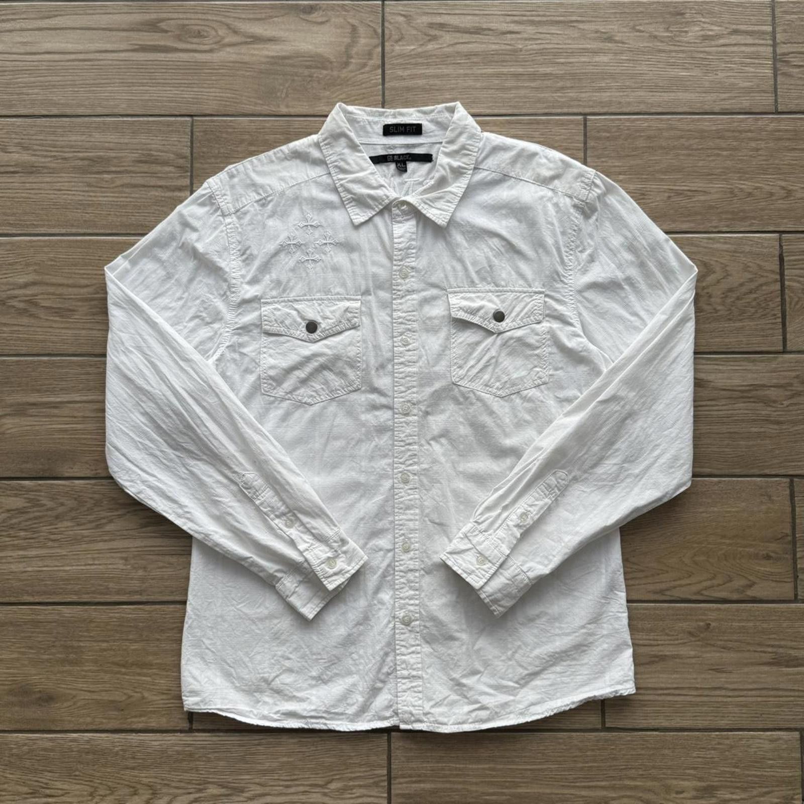 Affliction Y2K Redemption Big Cross Affliction long sleeve shirt Size US XL / EU 56 / 4 - 2 Thumbnail