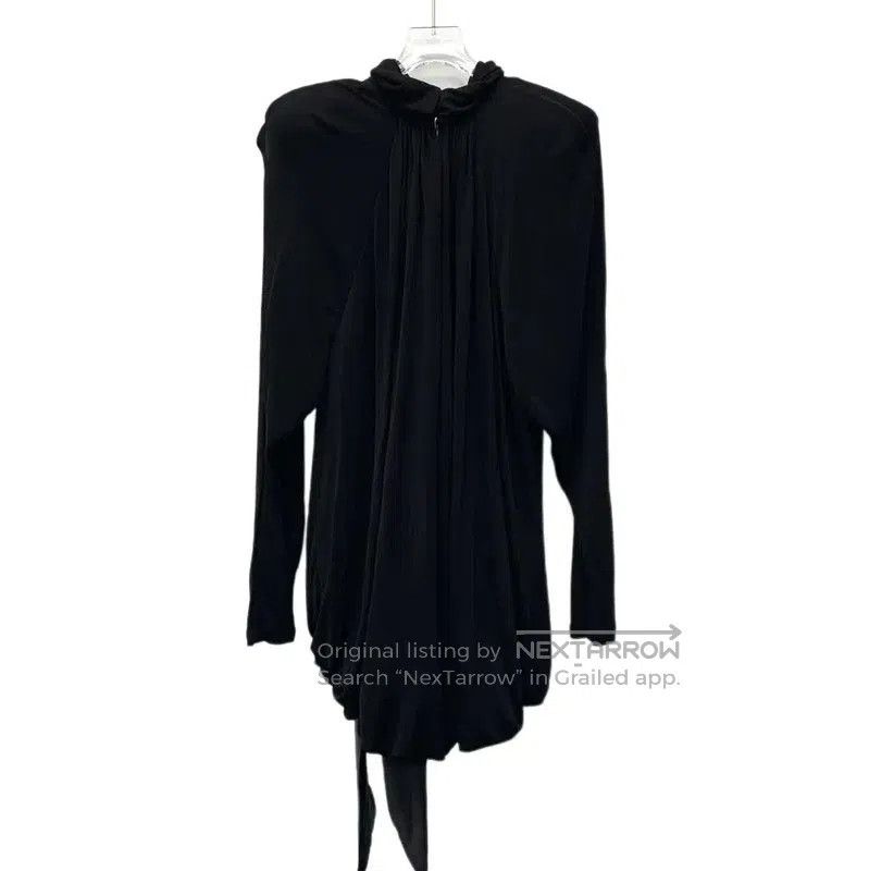 Yves Saint Laurent YSL Black Long Sleeve Dress Size S . Size S / US 4 / IT 40 - 2 Thumbnail