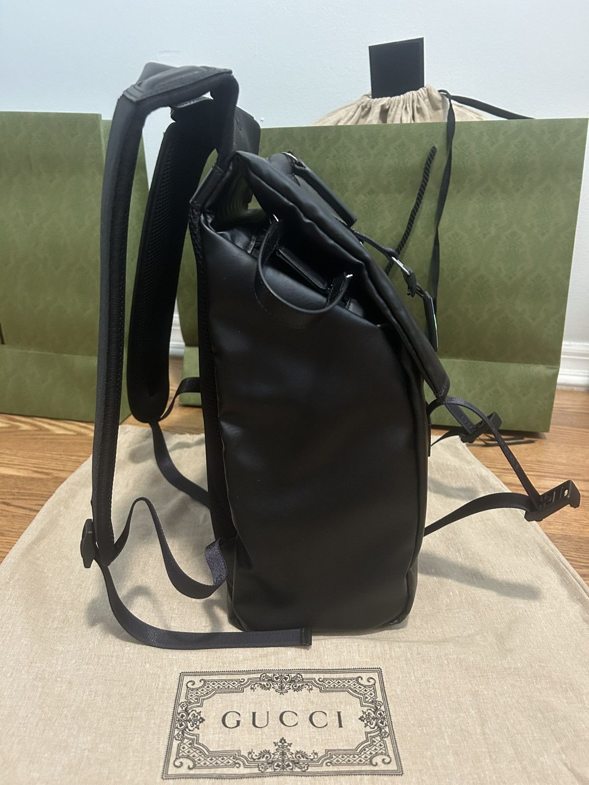 Gucci Gucci Matte Crystal Gg Backpack Size ONE SIZE - 6 Thumbnail